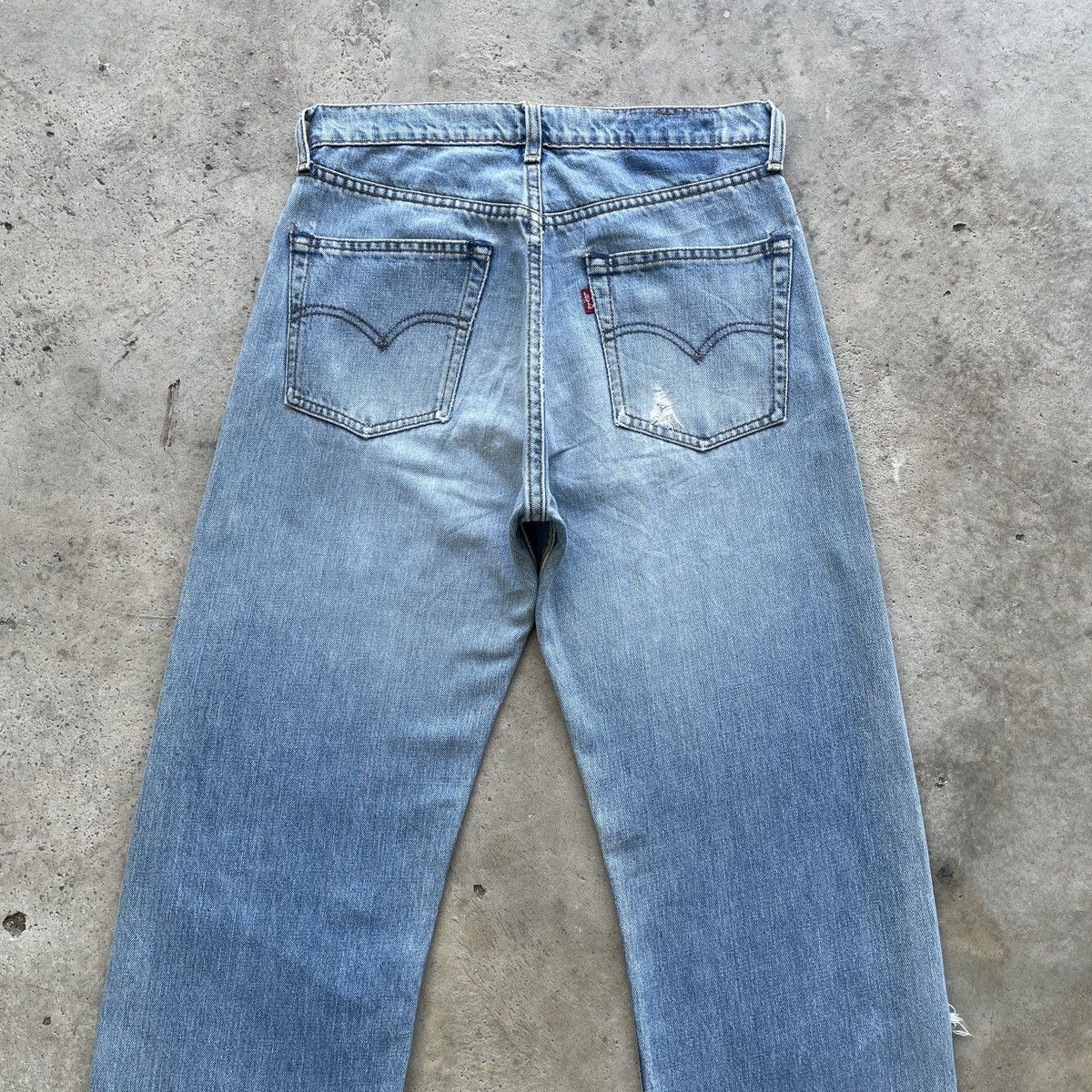 Jean × Levi's × Vintage Vintage Levi’s Distressed Jeans Faded Pants Denim W30x31 Size US 30 / EU 46 - 10 Thumbnail