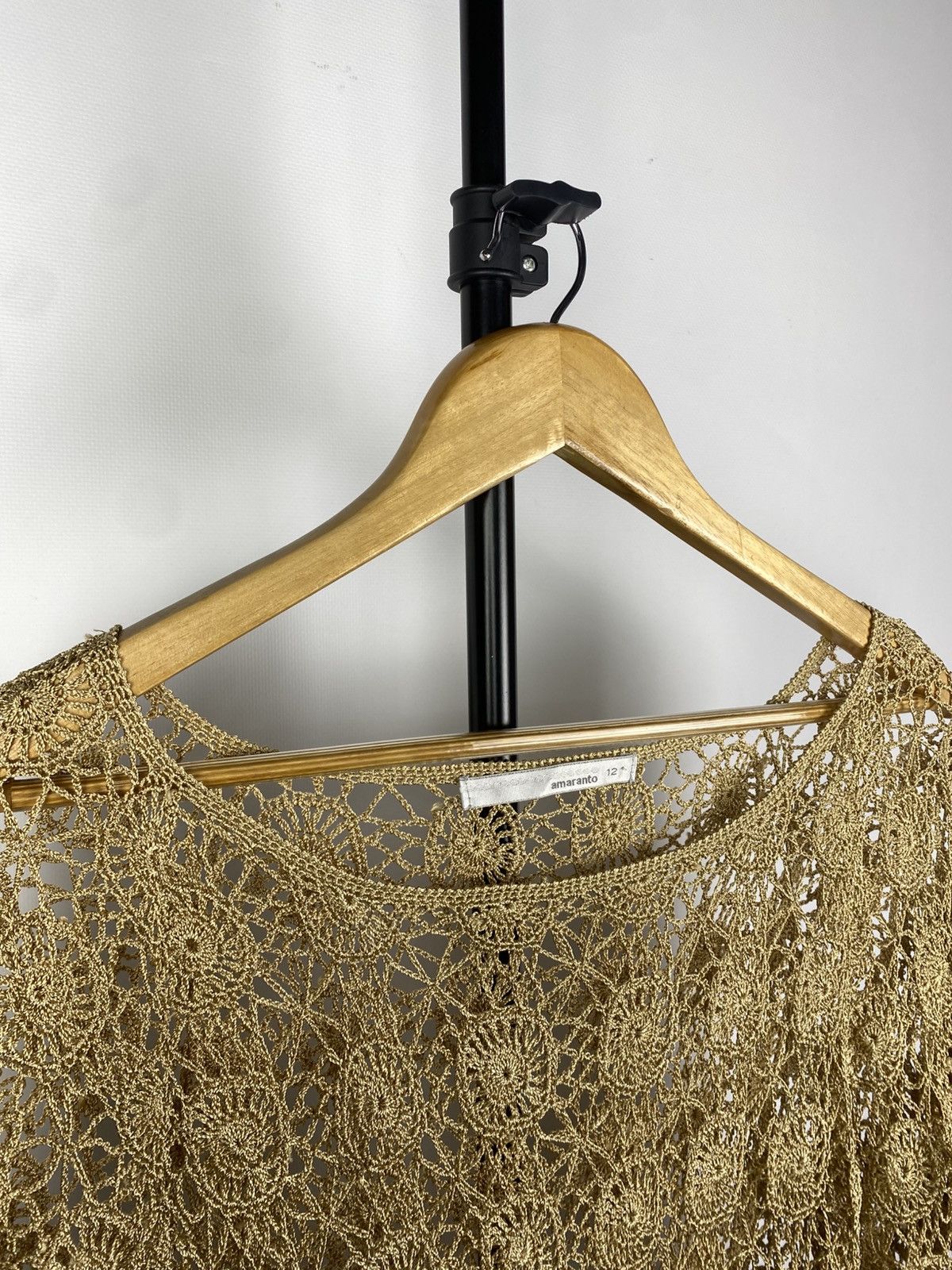 Designer × Japanese Brand JAPAN STYLE Amaranto MESH knit long sleeve Size M / US 6-8 / IT 42-44 - 3 Thumbnail