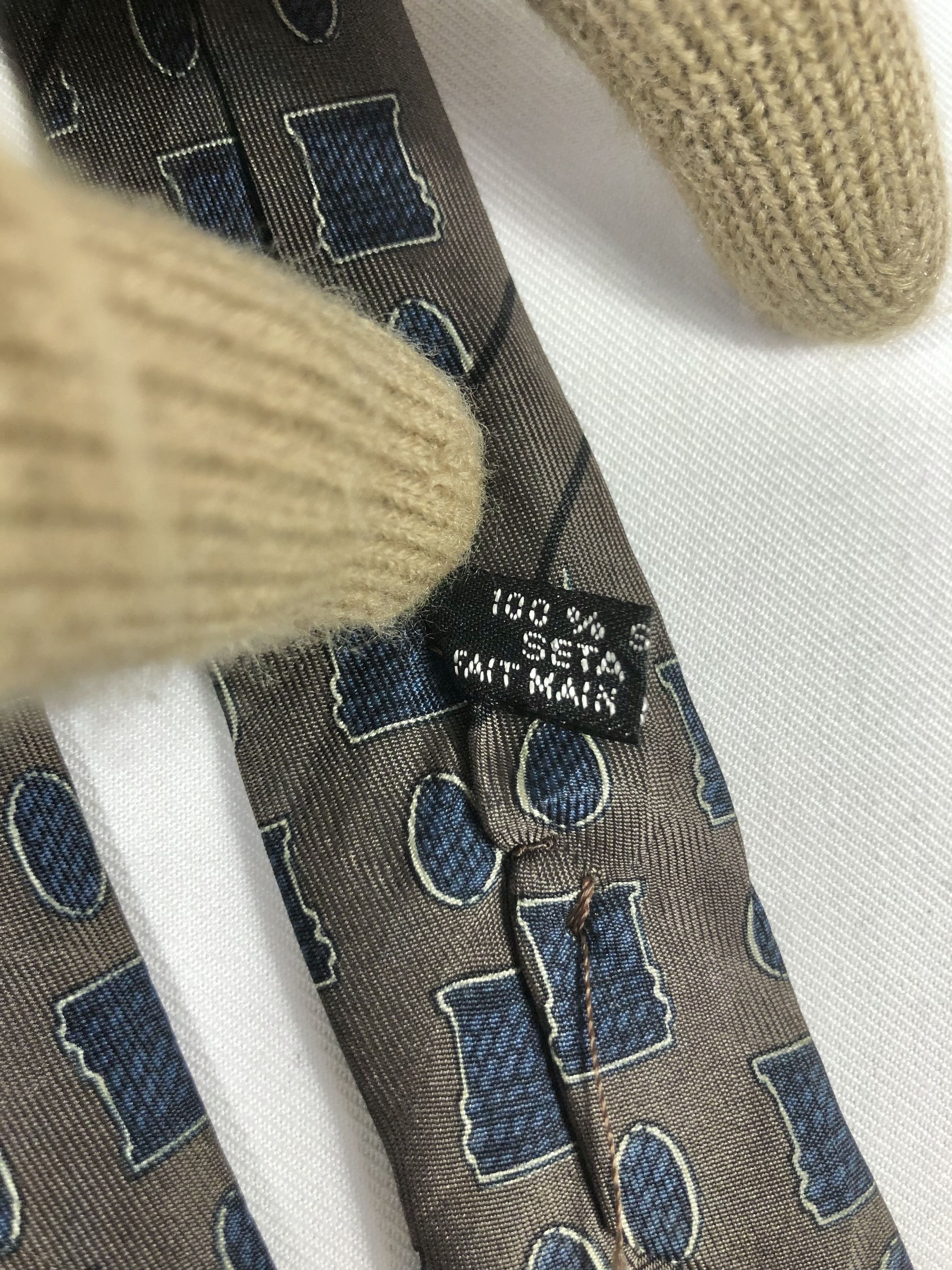 Christian Dior Monsieur Rare Vintage Christian Dior Monsieur Silk Tie Made in France Size ONE SIZE - 9 Thumbnail