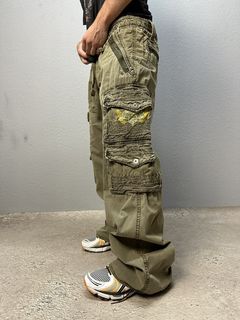 JET LAG Men's Cargo Pants Fw 011 Outdoor Side Pockets Pants