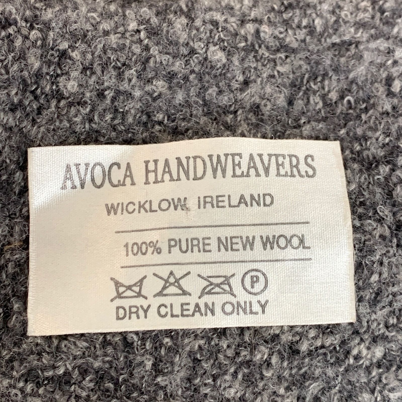 Other Avoca Handweavers Wool Scarf Minimalist Rustic Gray Size ONE SIZE - 4 Thumbnail