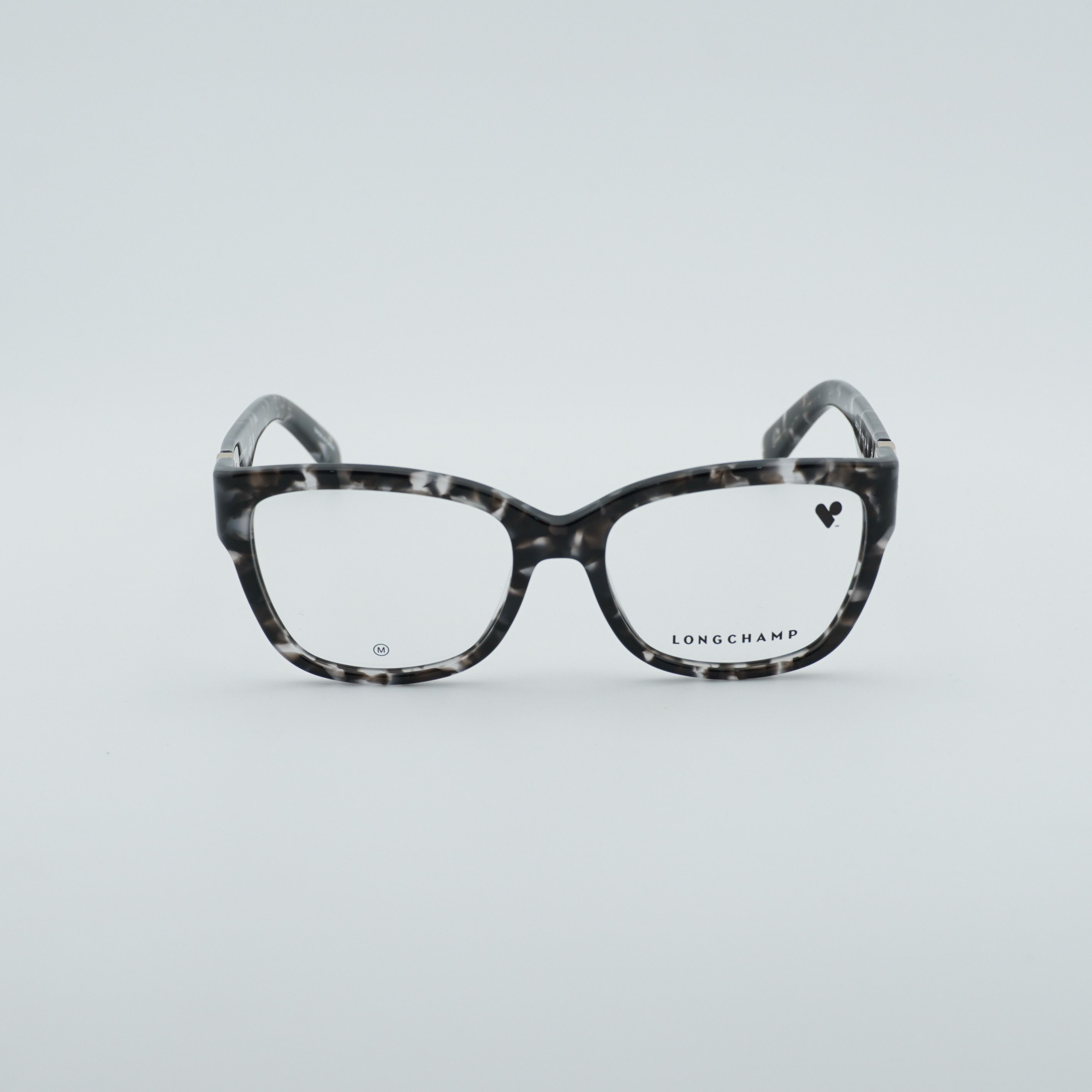 Longchamp Longchamp LO2712 005 Eyeglasses Grey Havana 53mm Square Size ONE SIZE - 2 Thumbnail