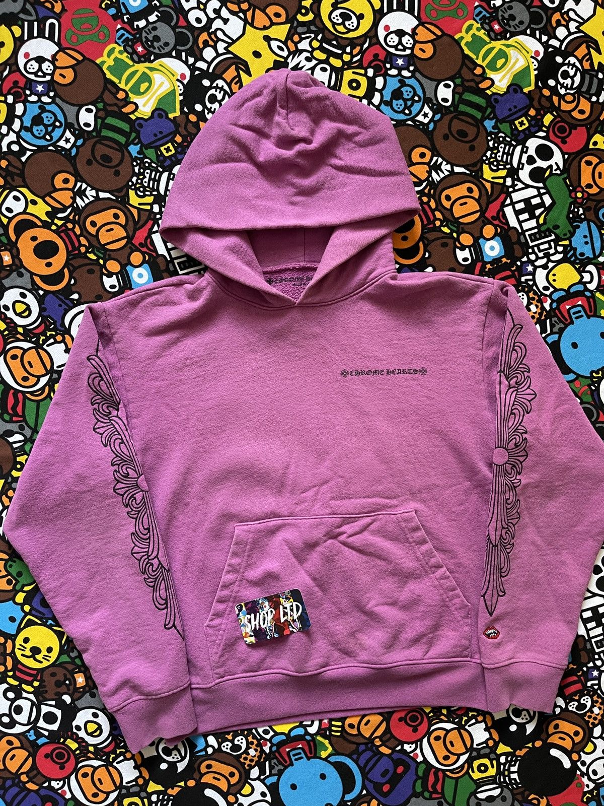 Chrome Hearts Chrome Hearts Pink Matty Boy Pullover Hoodie Size US S / EU 44-46 / 1 - 2 Thumbnail