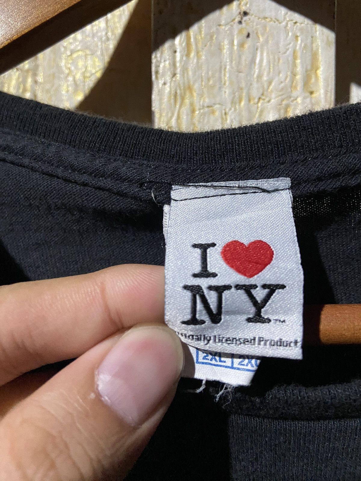 I Love NY × Vintage Vintage fashion y2k i love ny black size xxl Size US XXL / EU 58 / 5 - 4 Thumbnail