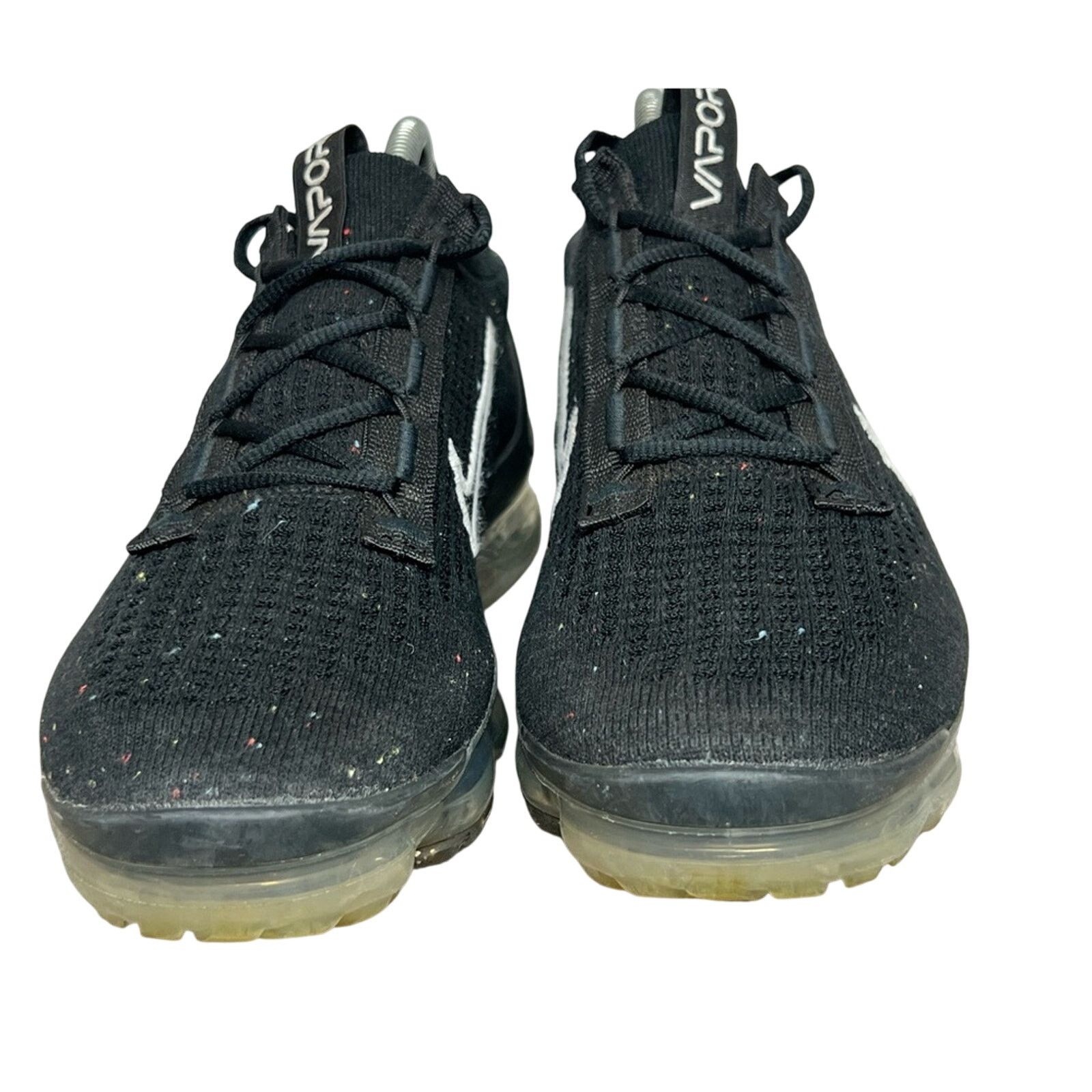 Nike Women's Nike Air Vapormax 2021 FK Flyknit Black Silver 8.5 Size US 8.5 / IT 38.5 - 5 Thumbnail