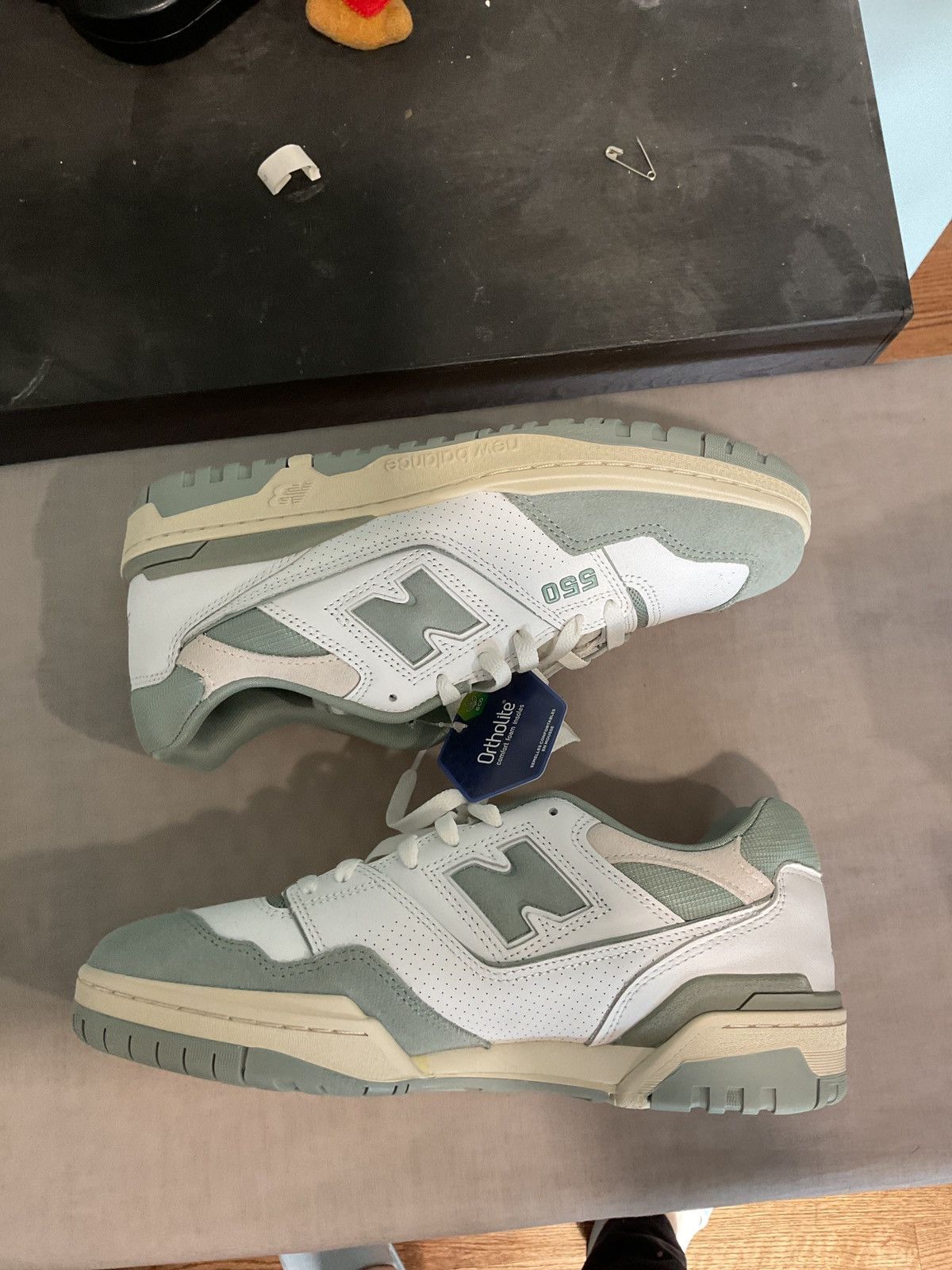 New Balance NEW BALANCE 550 White Green Size 10 Size US 10 / EU 43 - 2 Thumbnail