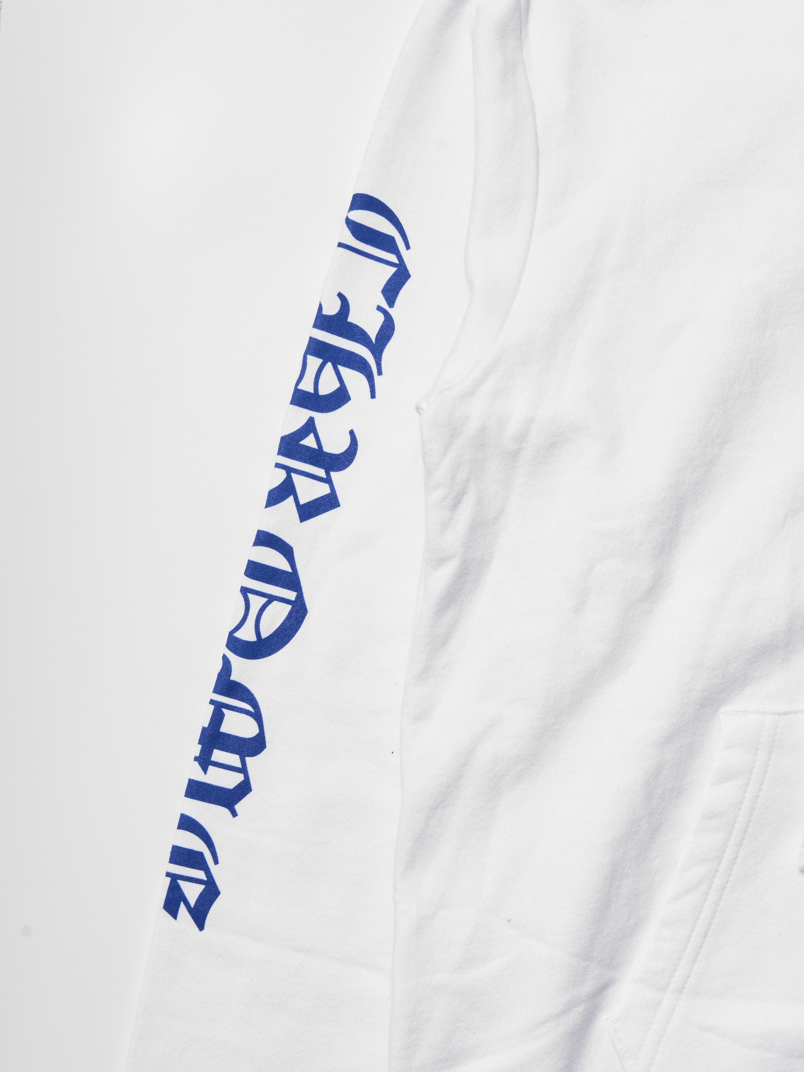 Chrome Hearts Chrome Hearts Blue Scroll White Zip Up Hoodie Size US M / EU 48-50 / 2 - 5 Thumbnail