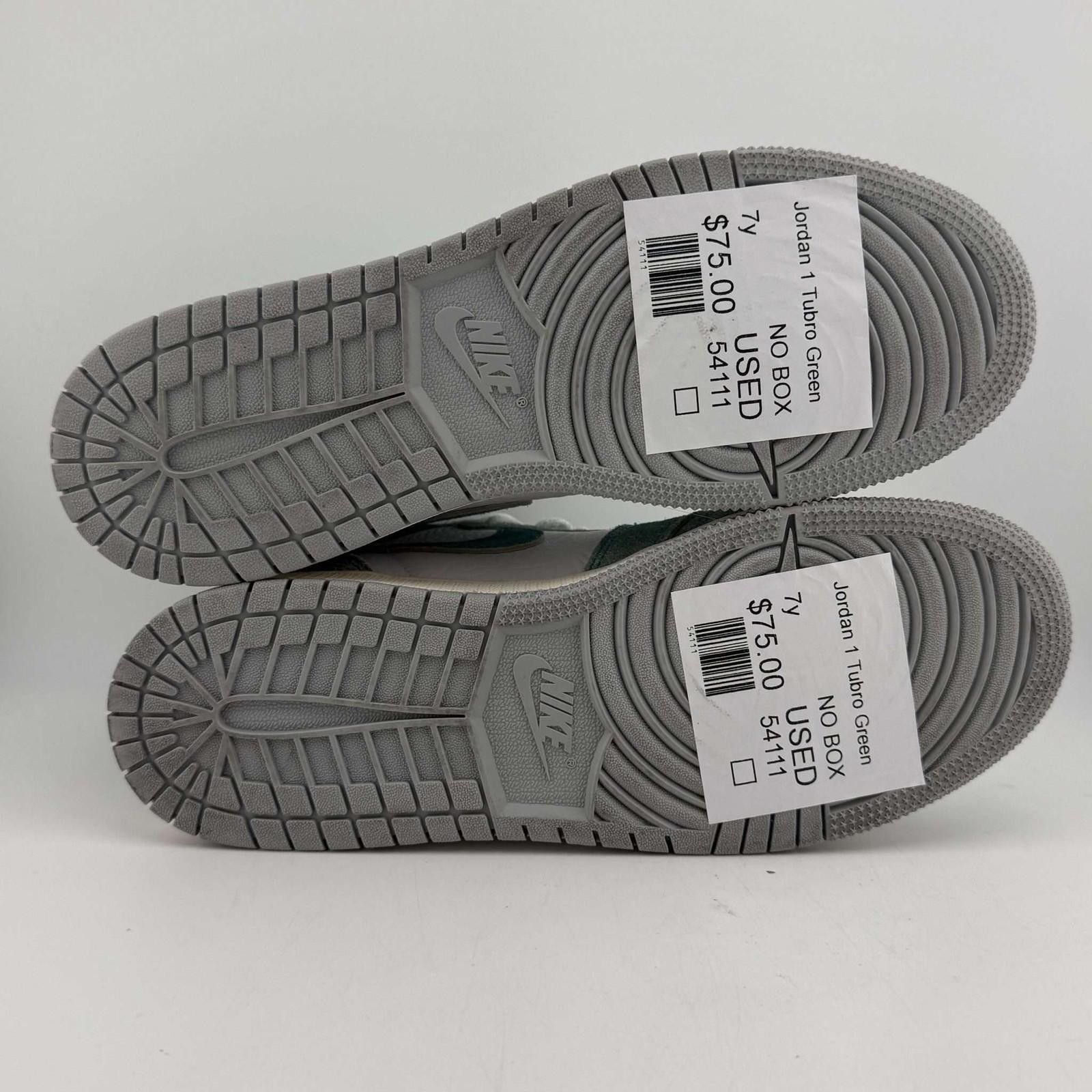 Jordan Brand Jordan 1 Turbo Green 7Y Used No Box 575441-311 Size US 7 / EU 40 - 6 Thumbnail