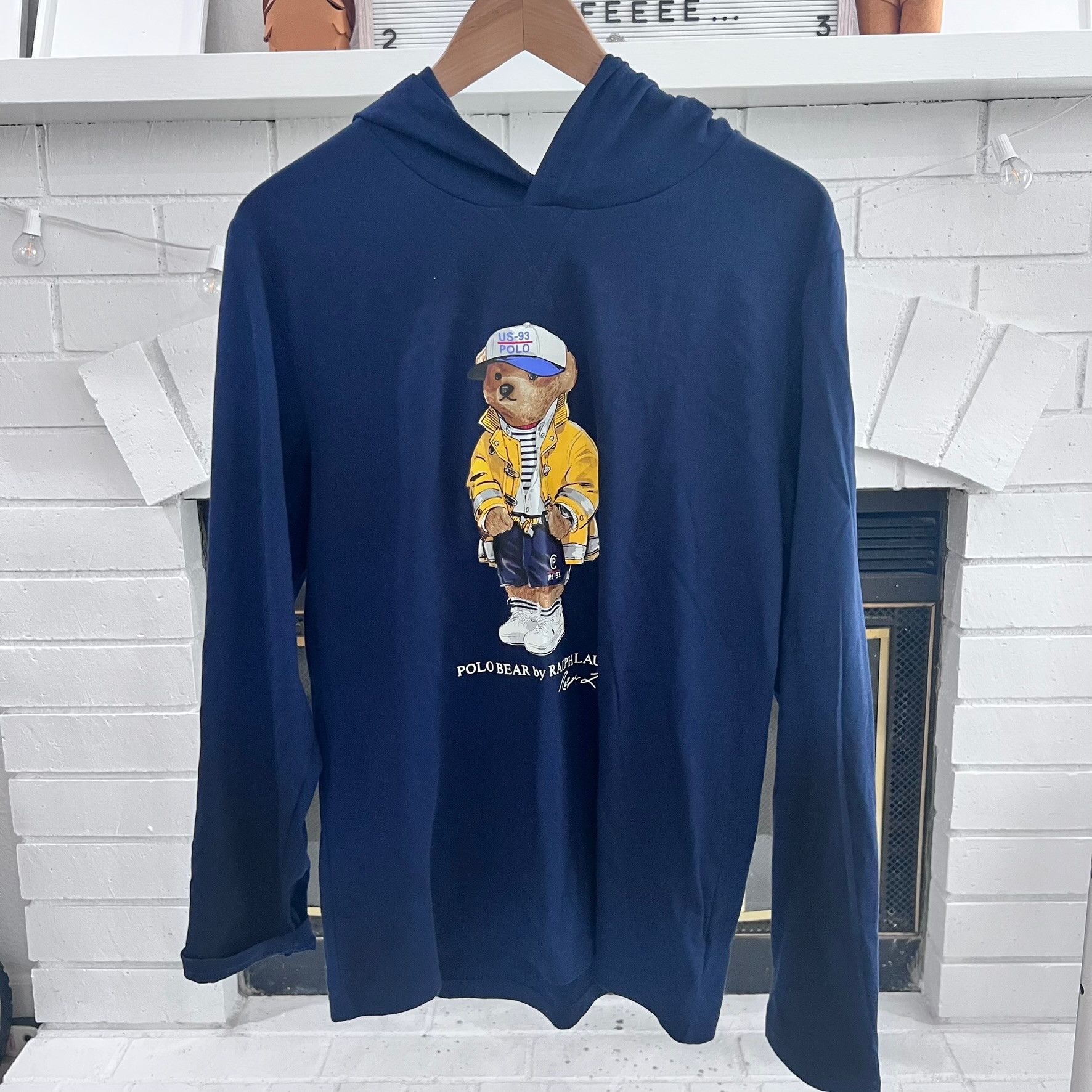 Polo Ralph Lauren Polo Ralph Lauren Polo Bear Logo Hooded Tshirt XL Boys Size US XL / EU 56 / 4 - 1 Thumbnail