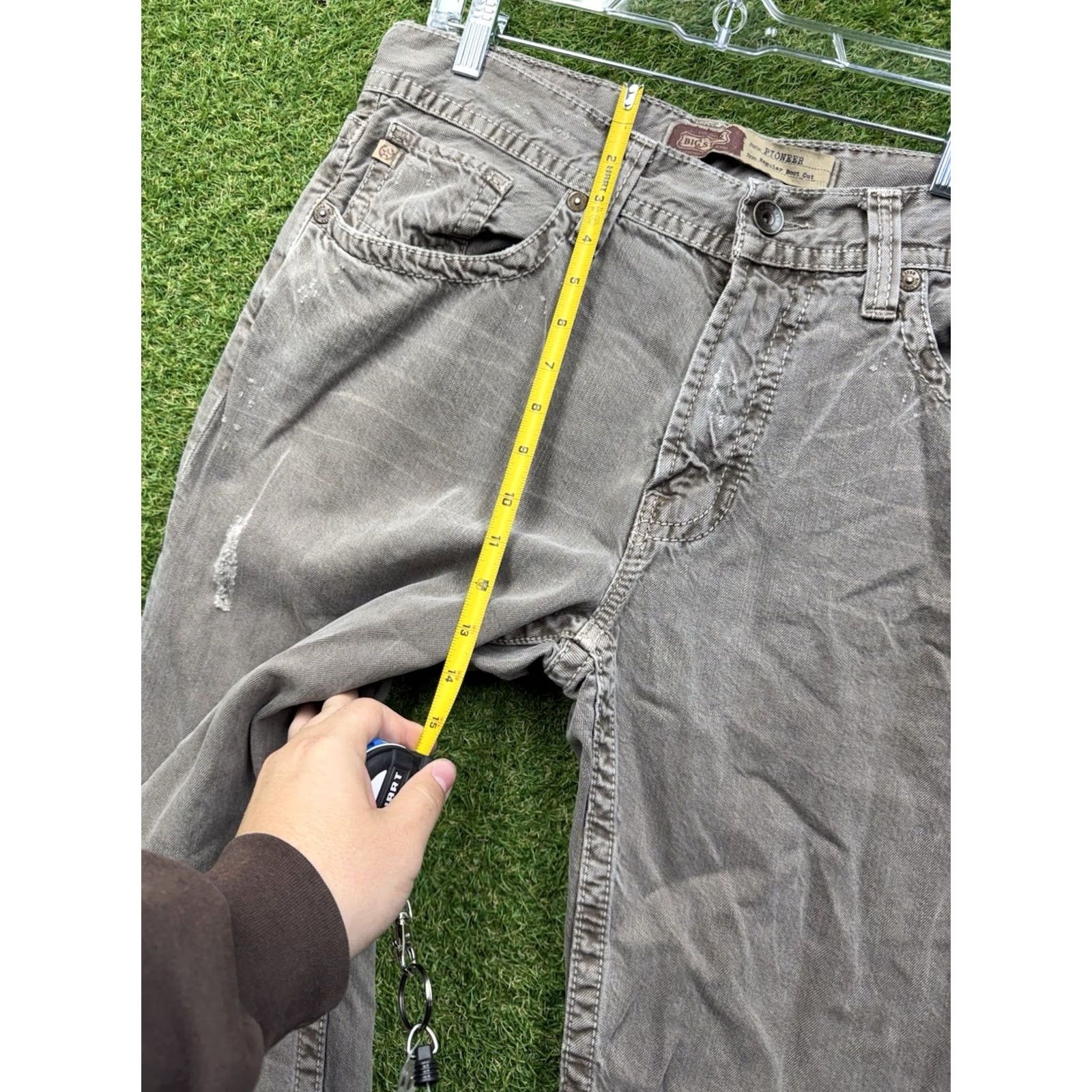 Vintage BIG STAR Buckle Jeans Regular Bootcut Denim 36 Mens 36L Gray Cotton 5-Pocket Inseam 34" Mid Rise Vintage No Size US 36 / EU 52 - 7 Thumbnail