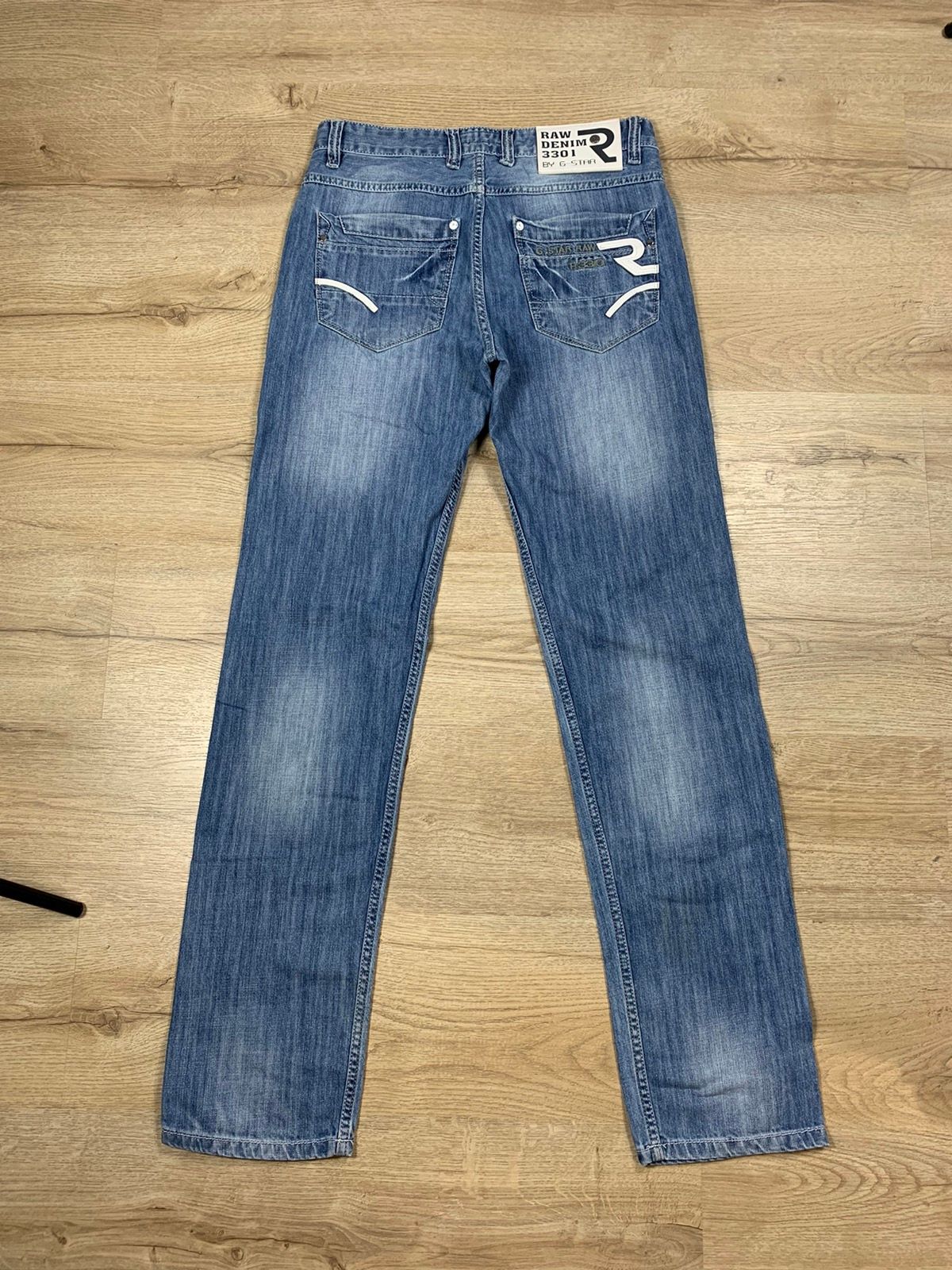 Pre-owned G-star Raw Vintage G Star Raw Denim 3301 Pants Jeans In Blue