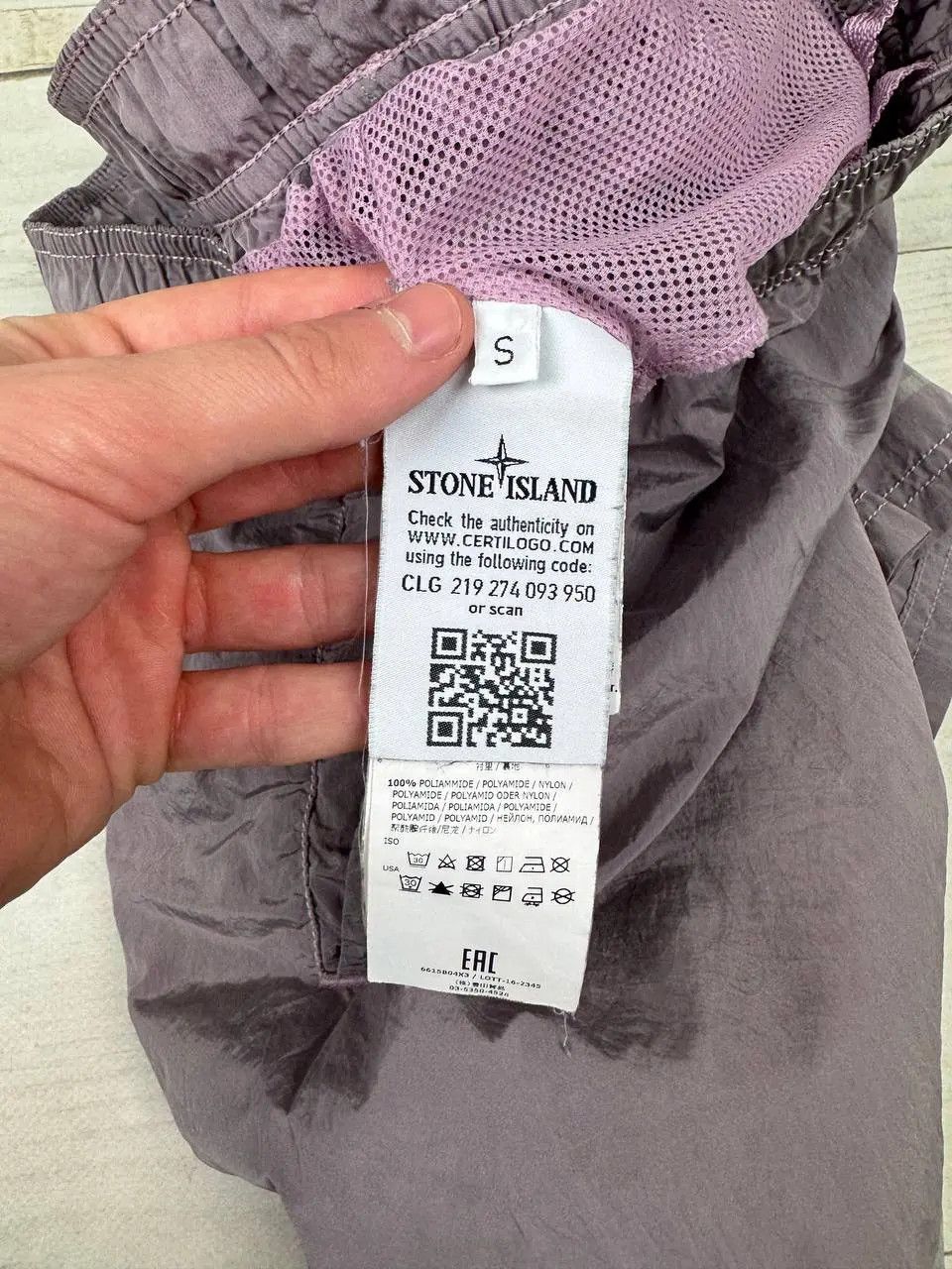 Stone Island Stone Island Marina Nylon Shorts Big Logo Size US 30 / EU 46 - 10 Thumbnail