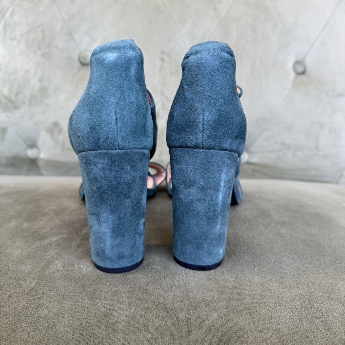 Banana Republic Banana Republic Blyss Green Suede Sandals 8.5 M Size US 8.5 / IT 38.5 - 8 Thumbnail