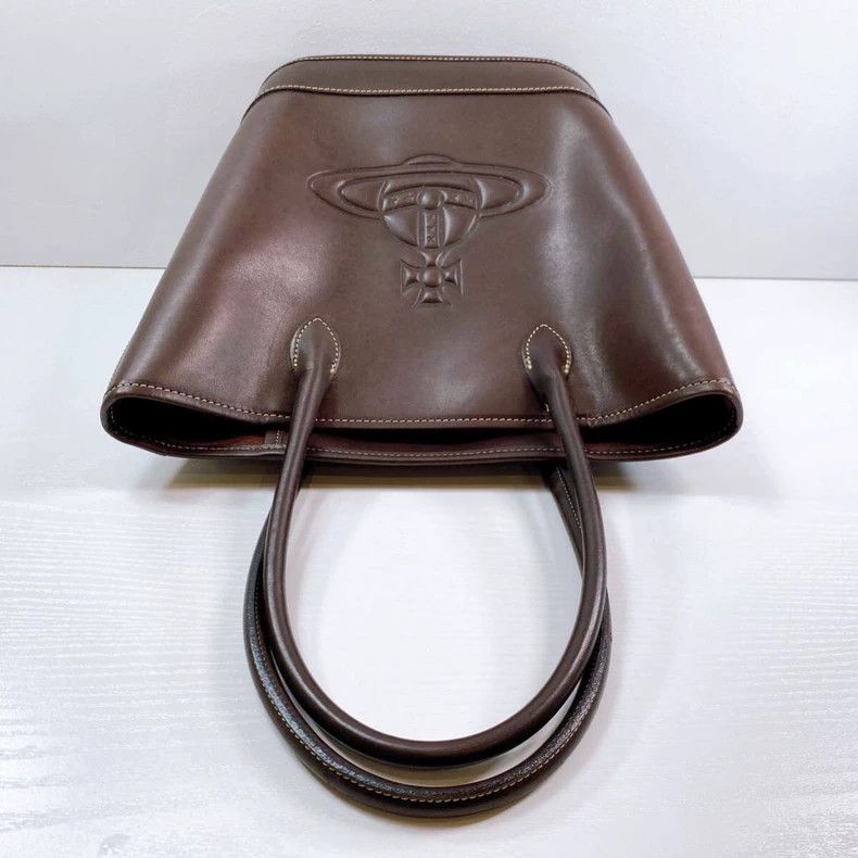 Vivienne Westwood Vivienne Westwood Brown Saturn embossed backpack Size ONE SIZE - 5 Thumbnail