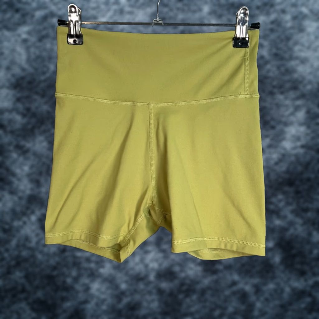 Vintage Tala Womens Size Small High-Waisted Green Active Biker Shorts Athletic Gym Size 28" / US 6 / IT 42 - 1 Thumbnail