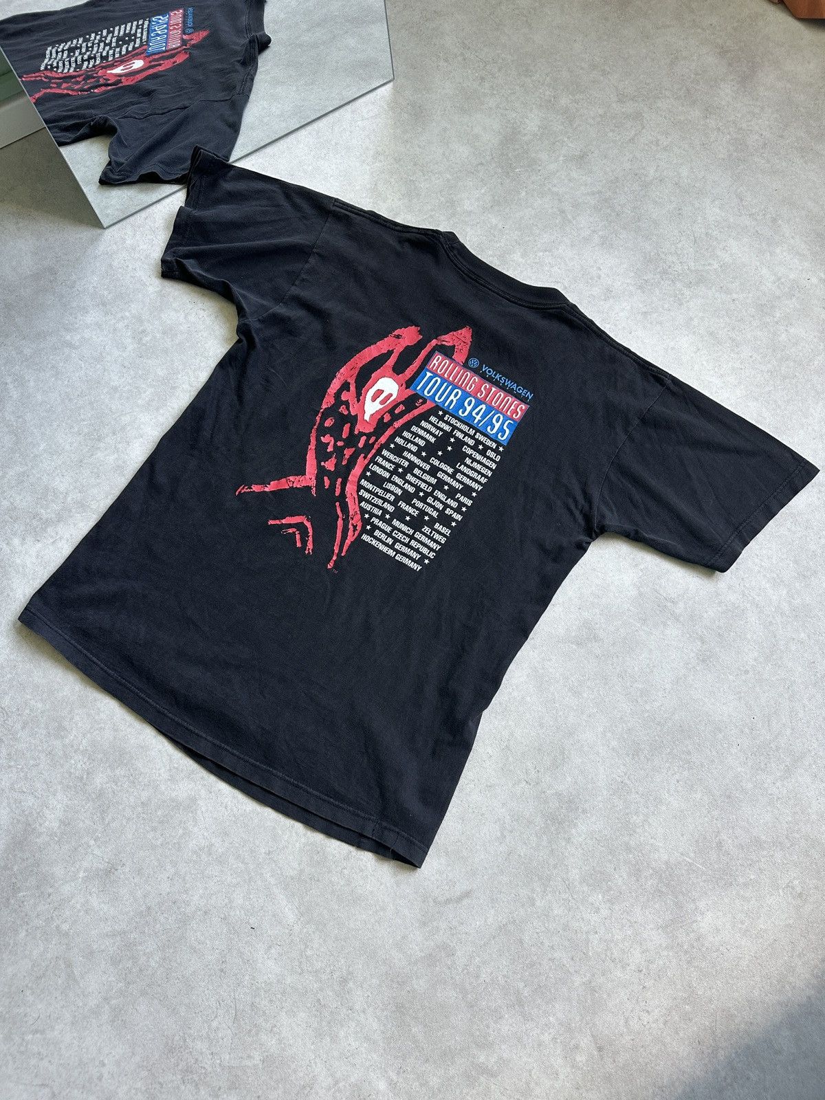 Band Tees OG 1994/95 Rolling Stones Voodoo Lounge Tour band rock tee Size US XL / EU 56 / 4 - 2 Thumbnail