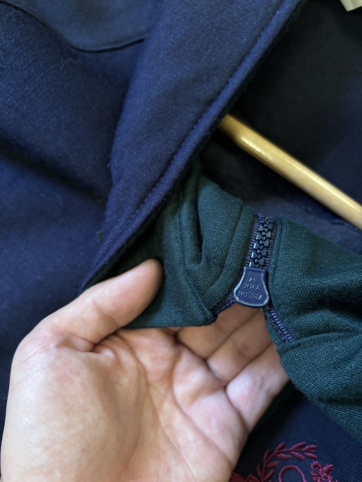 Christian Dior Monsieur × Vintage Christian Dior Monsieur Vintage Blue zip sweater Size US M / EU 48-50 / 2 - 6 Thumbnail
