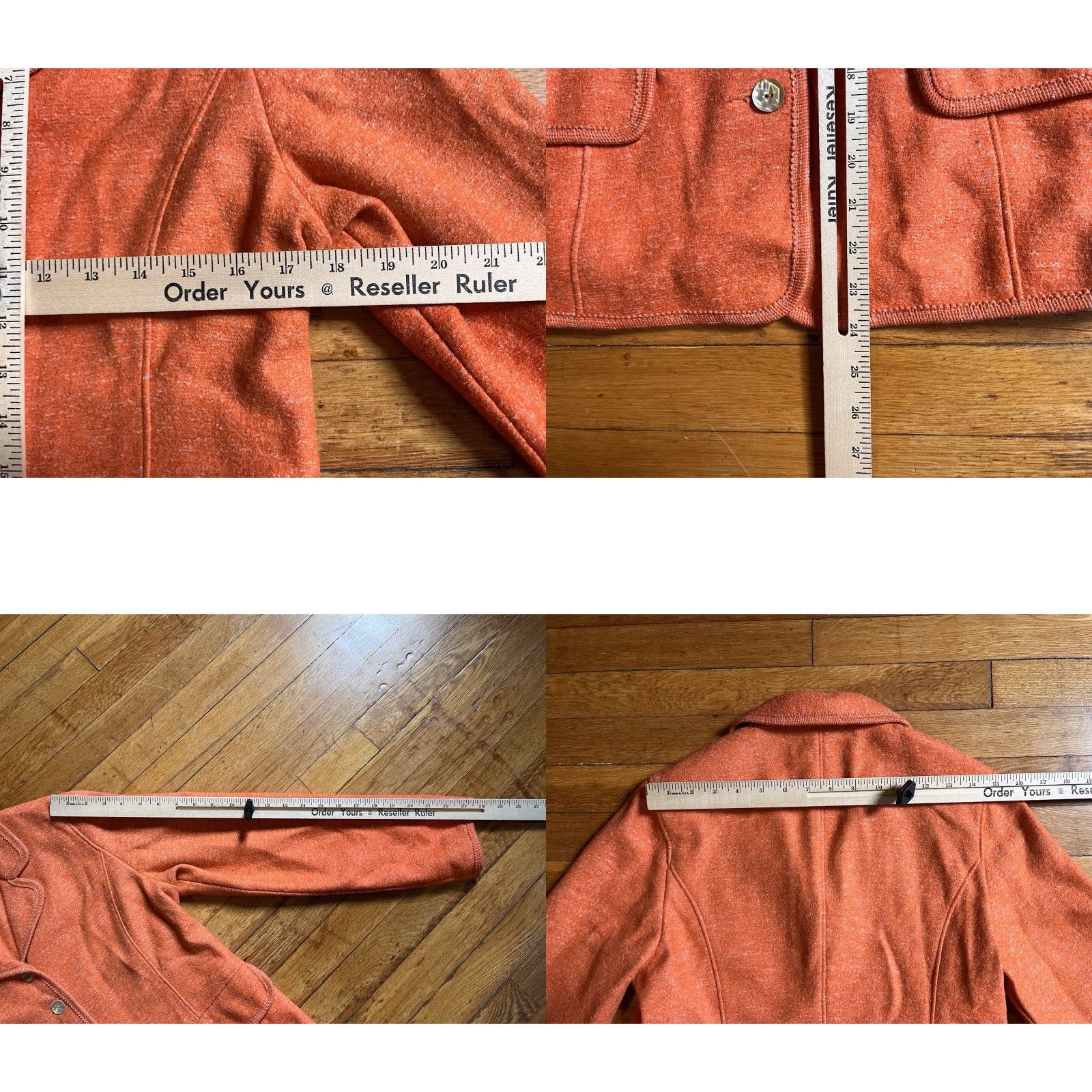 Vintage VINTAGE Giesswein Austria Jacket Women’s 8 Orange Wool Linen Blend Size M / US 6-8 / IT 42-44 - 9 Thumbnail