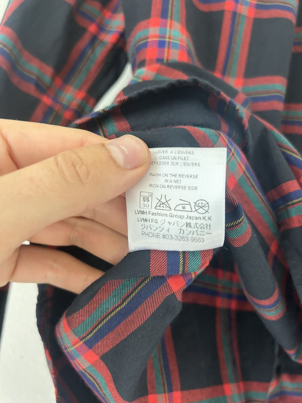 Givenchy Plaid Button-Up Shirt Size US S / EU 44-46 / 1 - 8 Thumbnail