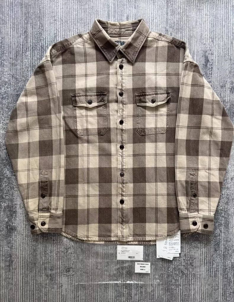 Visvim VISVIM ICT Lumber Shirt N.D. Mud Dye Size US M / EU 48-50 / 2 - 1 Thumbnail