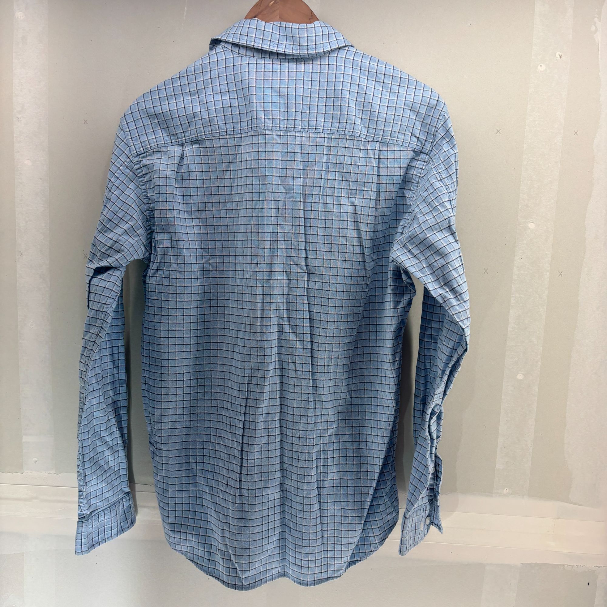 L.L. Bean LL Bean Button Shirt Mens Large Tall Blue Plaid Slightly Fit Size US M / EU 48-50 / 2 - 2 Thumbnail