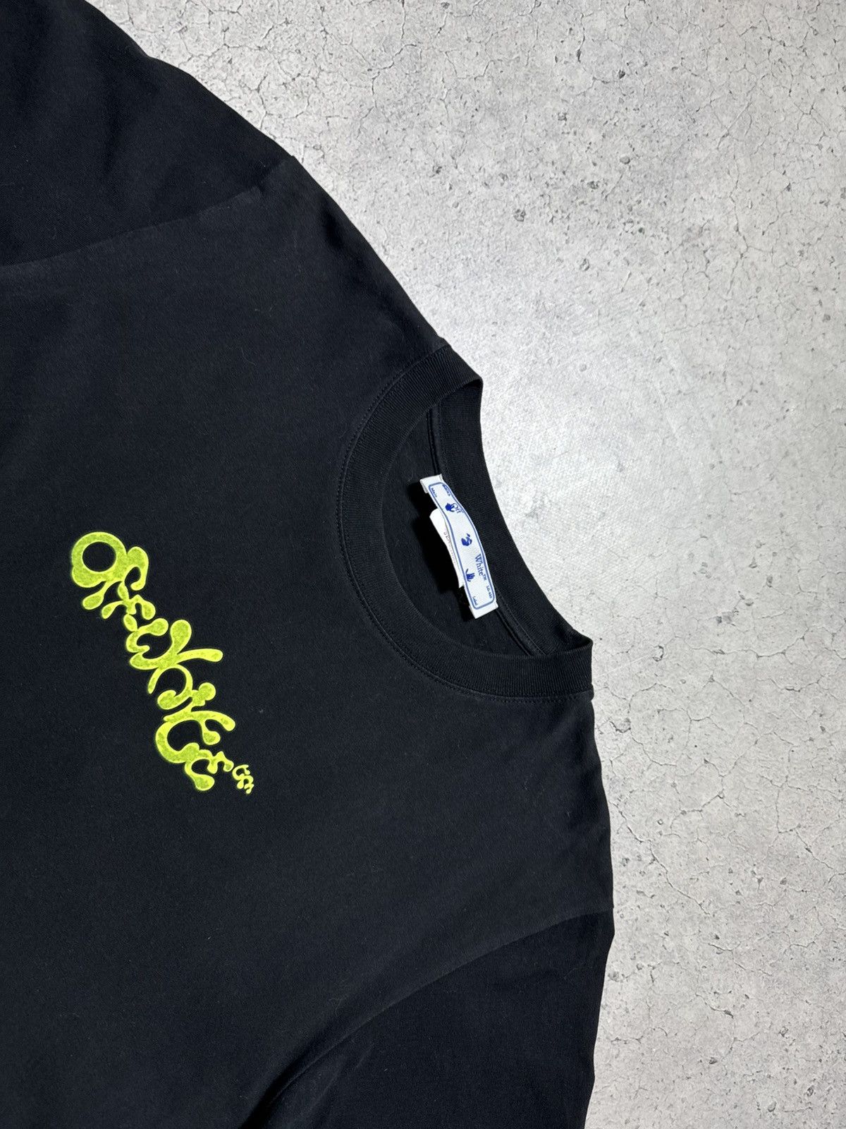 Off-White Off-White Luxury Big Logo Black T-Shirt Size US XL / EU 56 / 4 - 5 Thumbnail