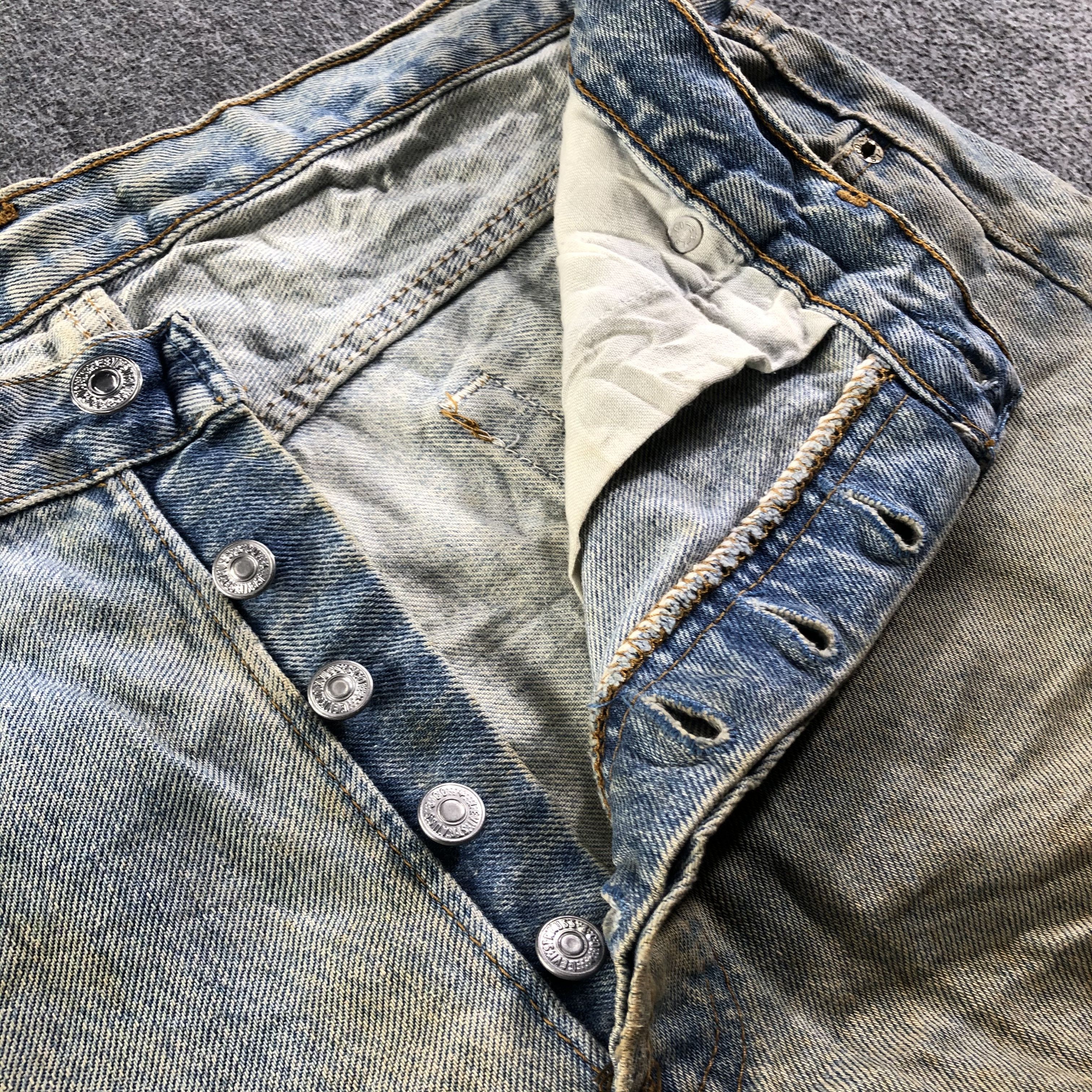 Levi's Vintage Light Wash Levis 501 Jeans-J3982 Size US 34 / EU 50 - 8 Thumbnail