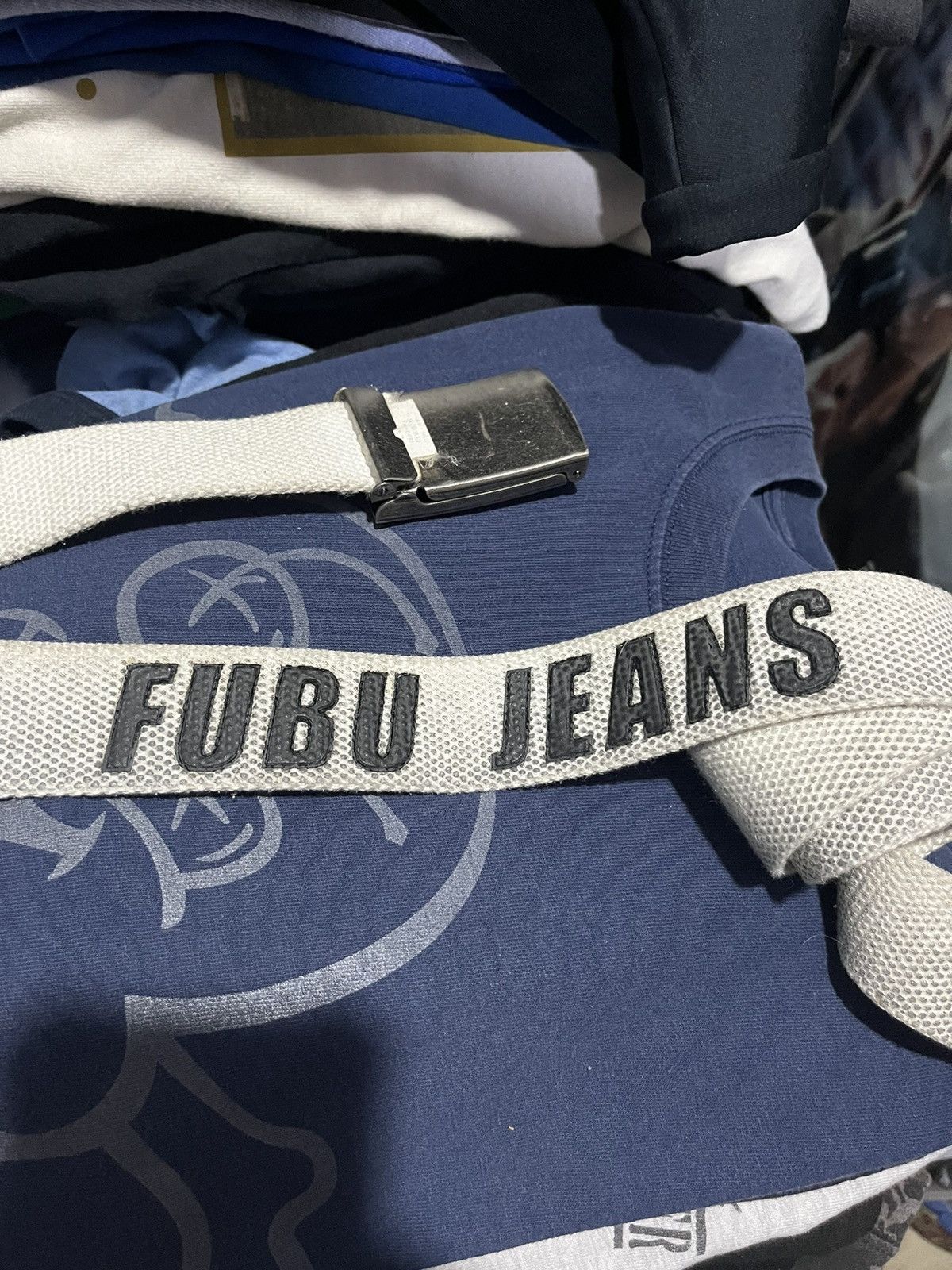 Fubu FUBU Jeans Webbing Belt Logo 90s Size ONE SIZE - 2 Thumbnail