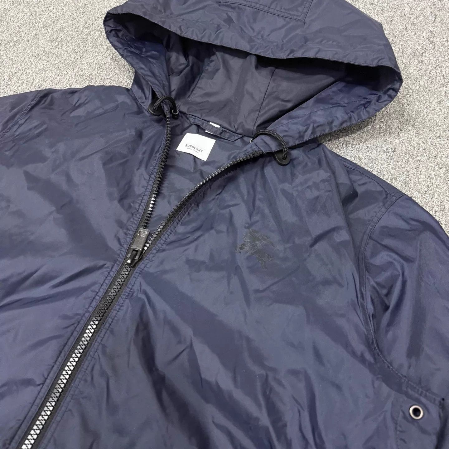 Burberry Burberry Navy Horseferry logo nylon jacket UK16 99 New Size XL / US 12-14 / IT 48-50 - 3 Thumbnail