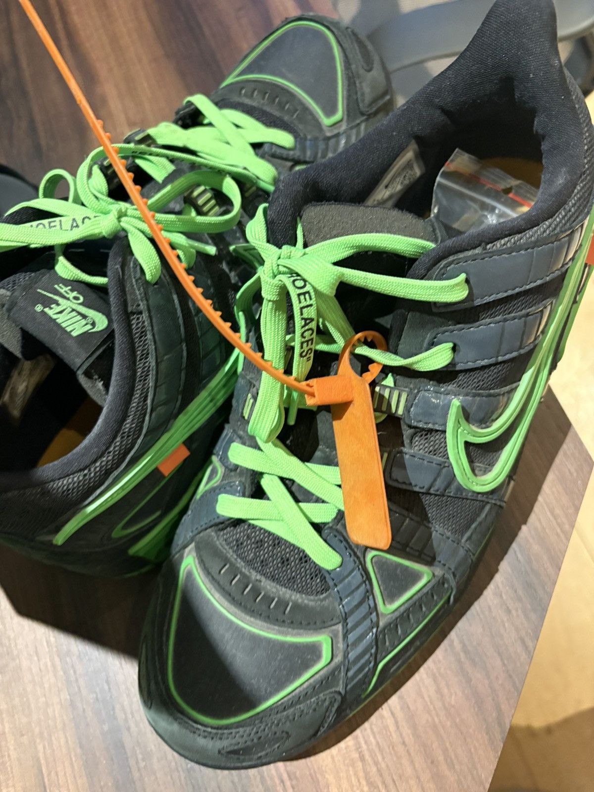 Nike × Off-White Off-White x Air Rubber Dunk 'Green Strike' Size US 12.5 / EU 45-46 - 13 Thumbnail