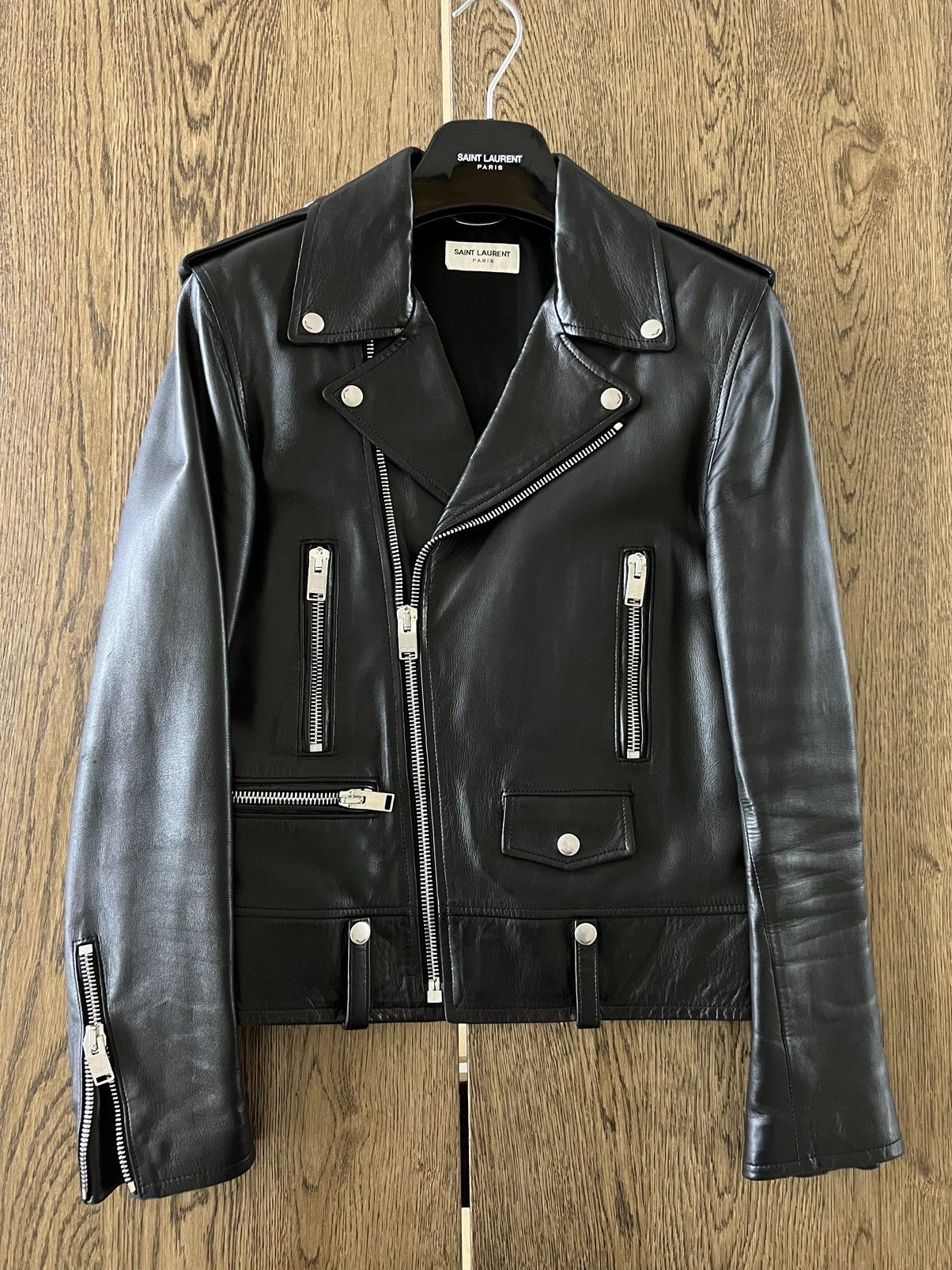 Hedi Slimane × Saint Laurent Paris Saint Laurent Paris L01 Leather ...