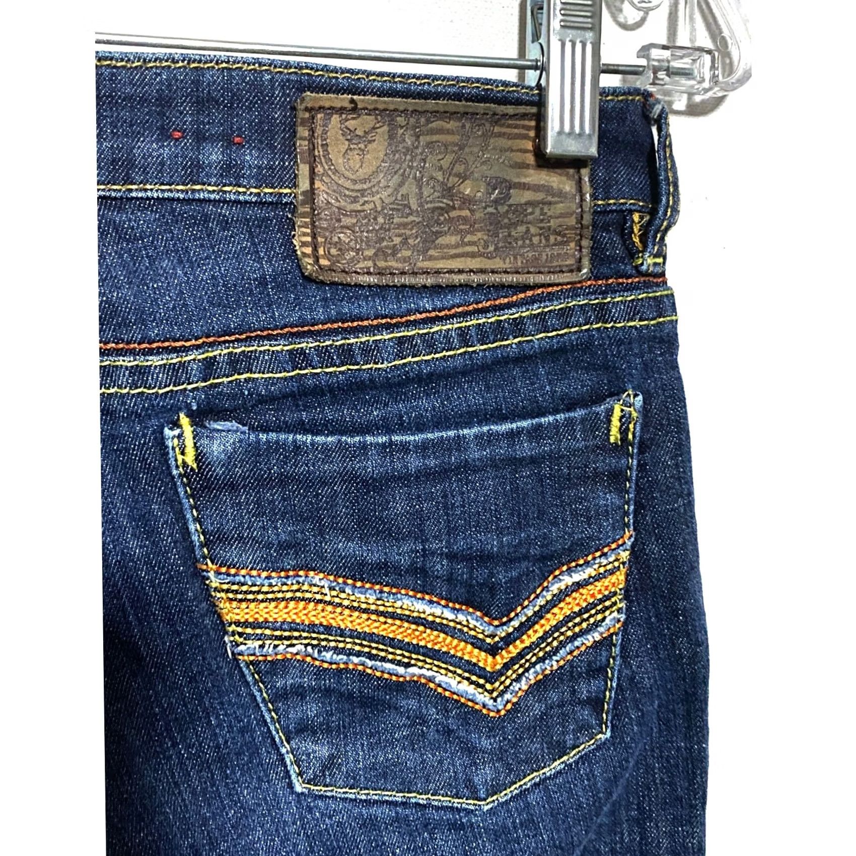 Pepe Jeans VINTAGE Pepe Jeans London 1973 Womens Jeans High-Embroidered Thick Stitch Pockets Y2K Blue 27 Pants Womens Size 27" / US 4 / IT 40 - 5 Thumbnail