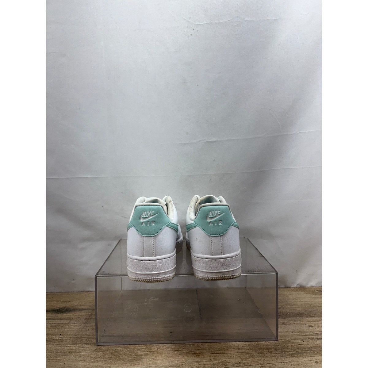 Nike Nike Airforces 1 Low white teal Leather sneakers Size US 8 / IT 38 - 3 Thumbnail
