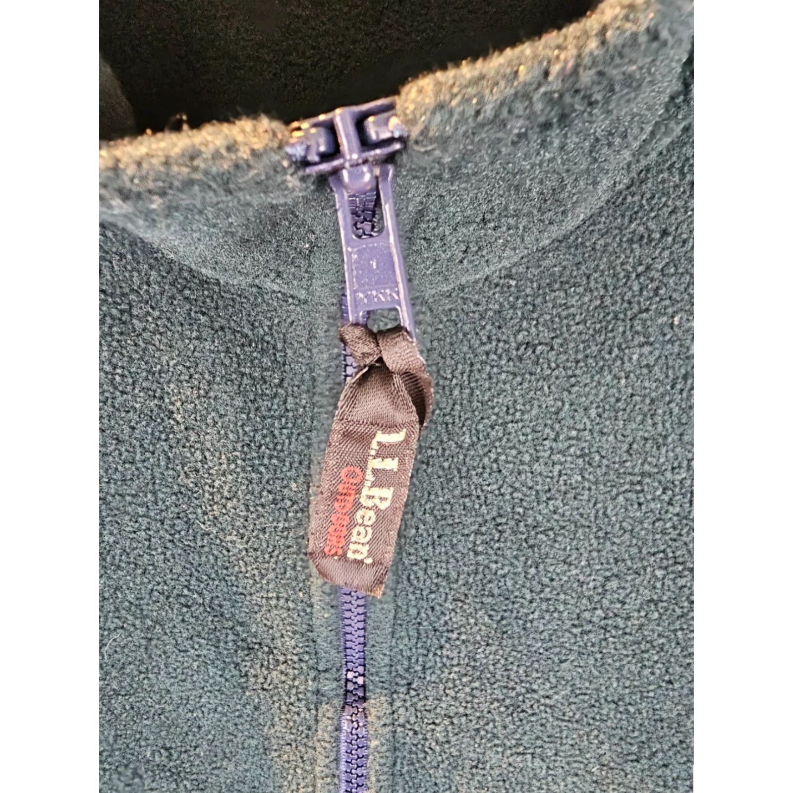 Vintage VINTAGE LL BEAN OUTDOOR GREEN FLEECE FULL ZIP UP SZ MEDIUM TALL SHIRt Mens Green Full Zip 90s LL Bean Outdoor Fleece Full Zip Mens Size US M / EU 48-50 / 2 - 2 Thumbnail