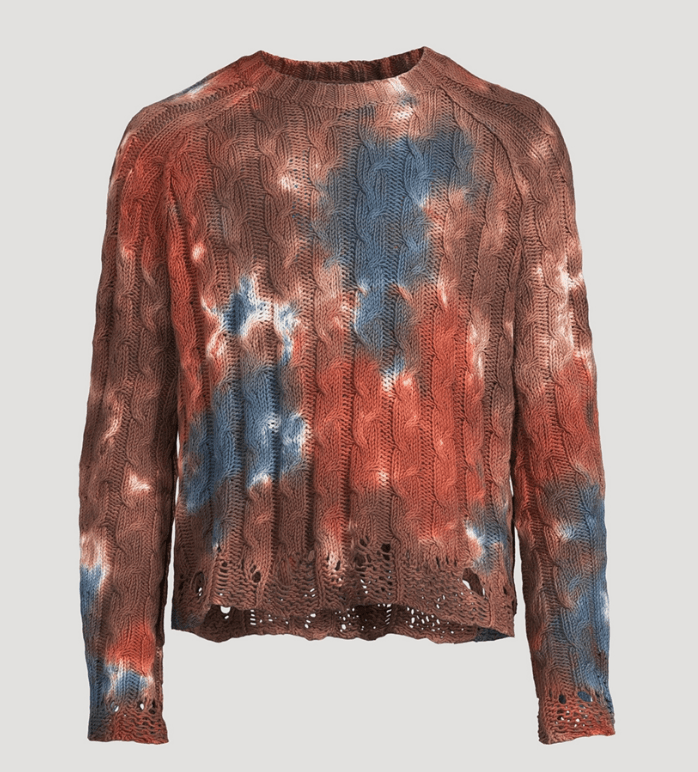 Acne Studios BNWT AW23 ACNE STUDIOS TIE-DYE CABLE KNIT SWEATER M Size US M / EU 48-50 / 2 - 10 Thumbnail
