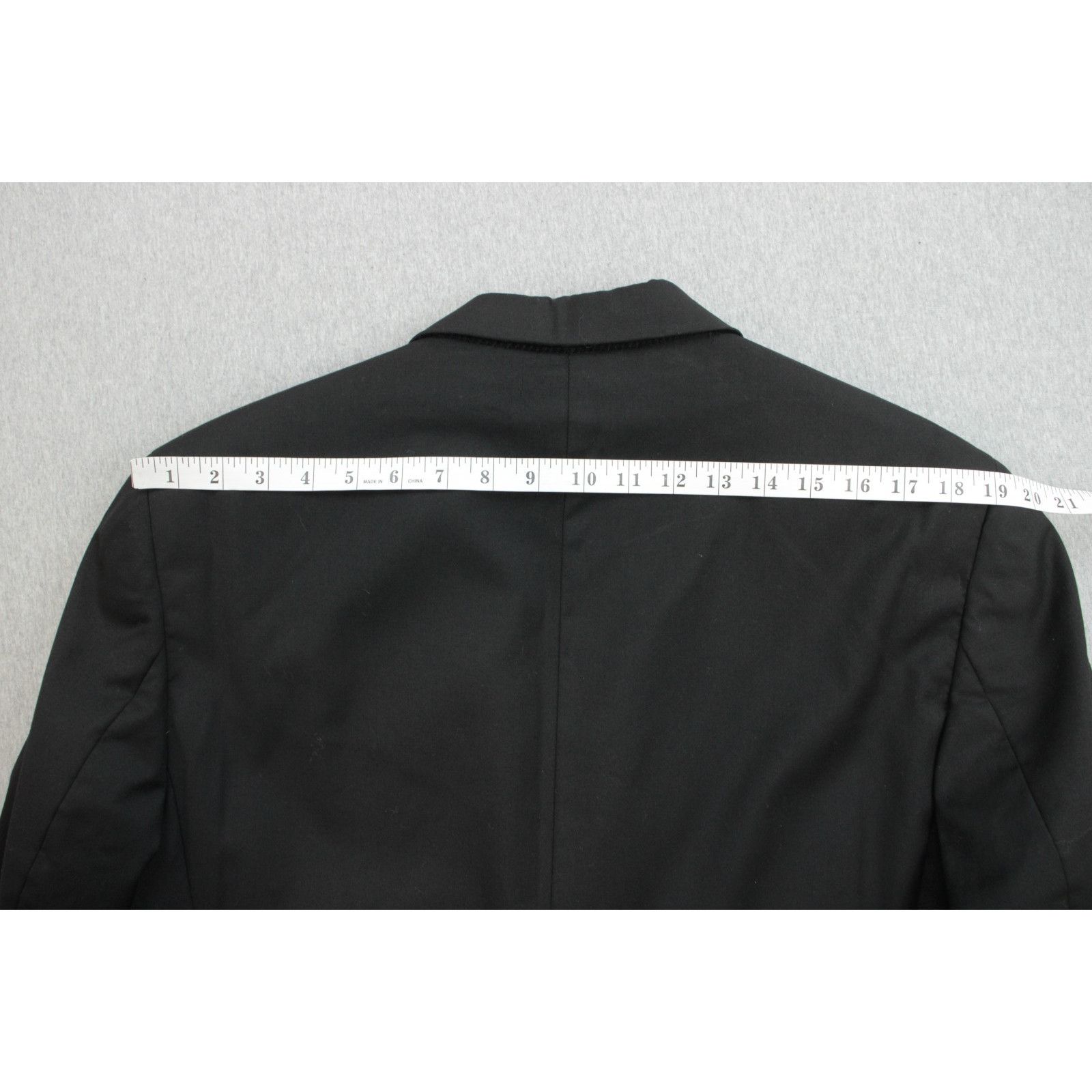 Jack Victor Jack Victor Blazer Mens 42R Black Loro Pina 100% wool Size 42R - 9 Thumbnail