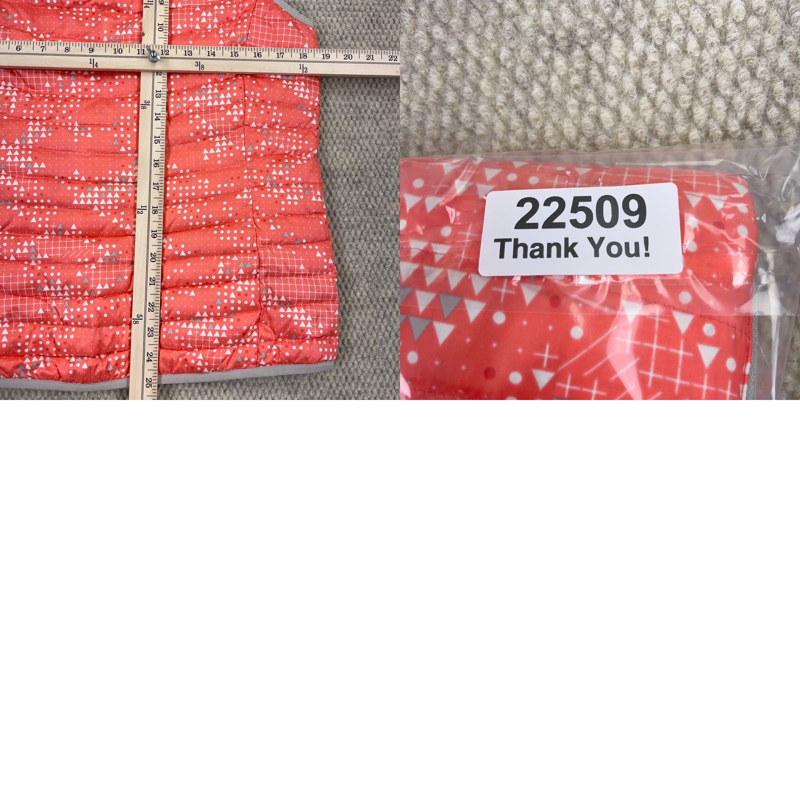 Eddie Bauer Eddie Bauer Puffer Vest Women M Pink Gray Down Fill EB700 Travex Assent Vest Body Casual Travel Geometric Pattern Sleeveless Size M / US 6-8 / IT 42-44 - 8 Thumbnail