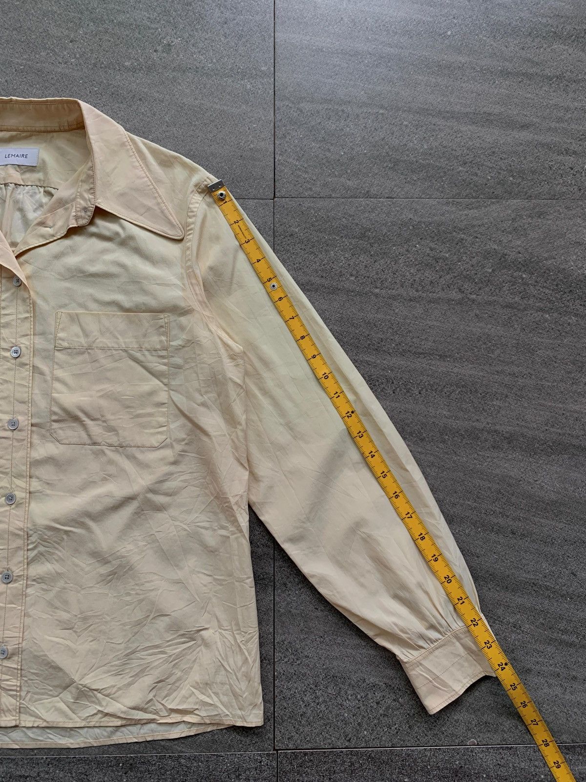 Lemaire FREE TAX! Pointed Collar Shirt Size US S / EU 44-46 / 1 - 13 Thumbnail