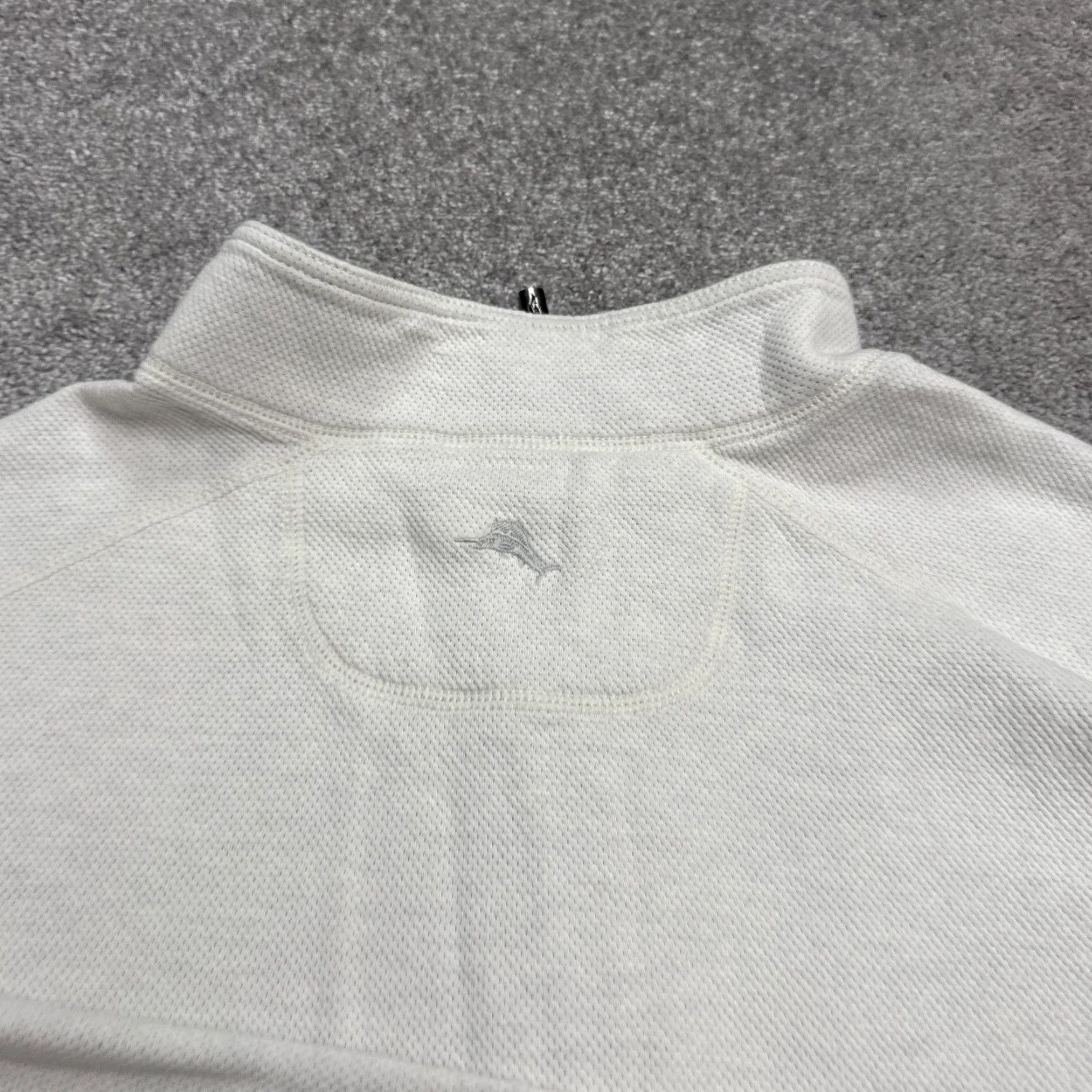 Tommy Bahama Tommy Bahama Sweatshirt 1/4 Zip Pullover Mens Large Gray Knit Outdoor All Seasons Lightweight Size US L / EU 52-54 / 3 - 6 Thumbnail