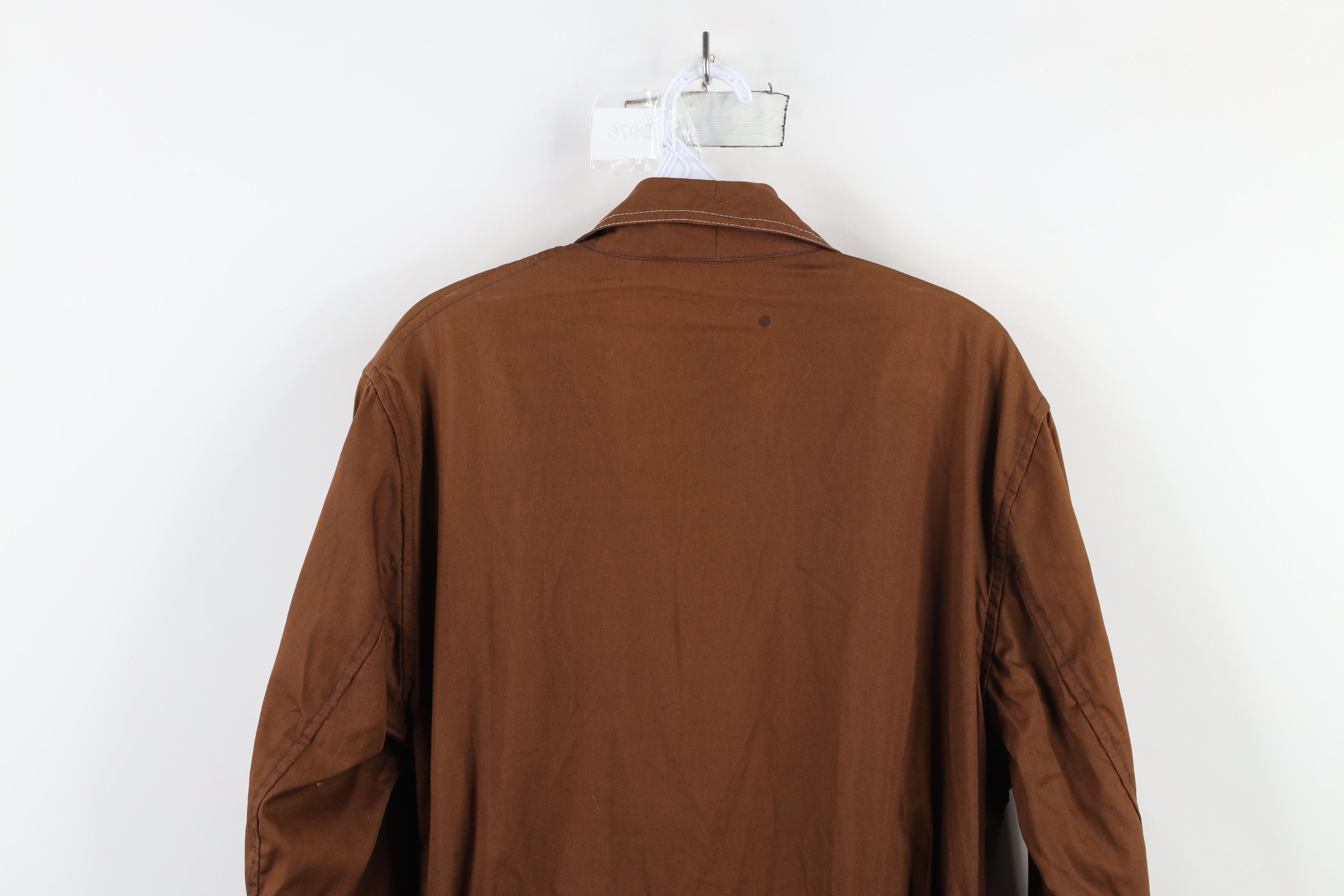 Vintage Deadstock Vintage 50s 60s Rockabilly Belted Bath Robe Size US L / EU 52-54 / 3 - 13 Thumbnail