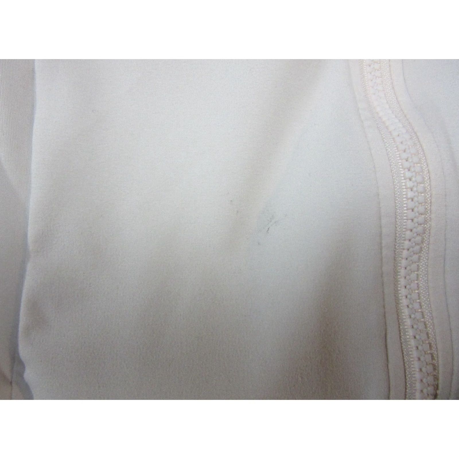 Fabletics Fabletics Womens Jacket Small White Logo Training Thumbholes Full Zip Size S / US 4 / IT 40 - 4 Thumbnail