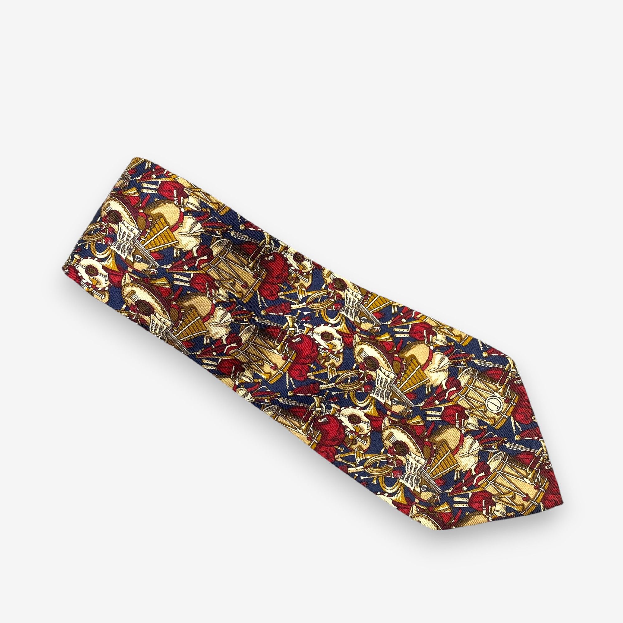 Alfred Dunhill Vintage Alfred Dunhill SILK Necktie Cravate Pure Silk Size ONE SIZE - 2 Thumbnail