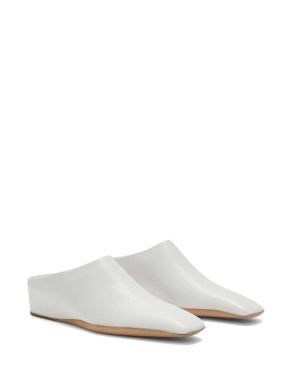 Jil Sander o1w1db10825 Mules in White Size US 11 / IT 41 - 2 Thumbnail