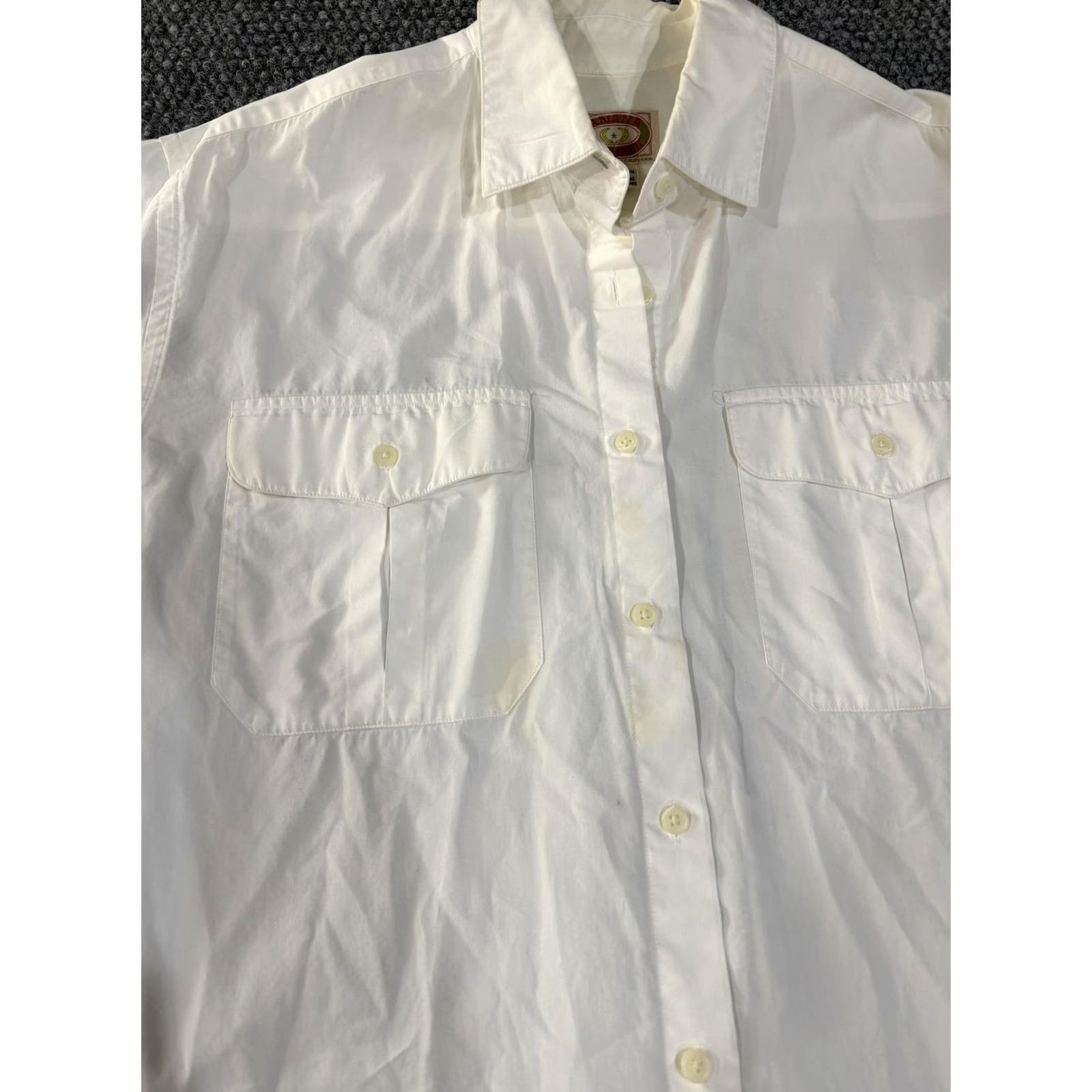Banana Republic VINTAGE Banana Republic Shirt Womens 12 White Button Front Long Sleeve 80s Size XL / US 12-14 / IT 48-50 - 3 Thumbnail