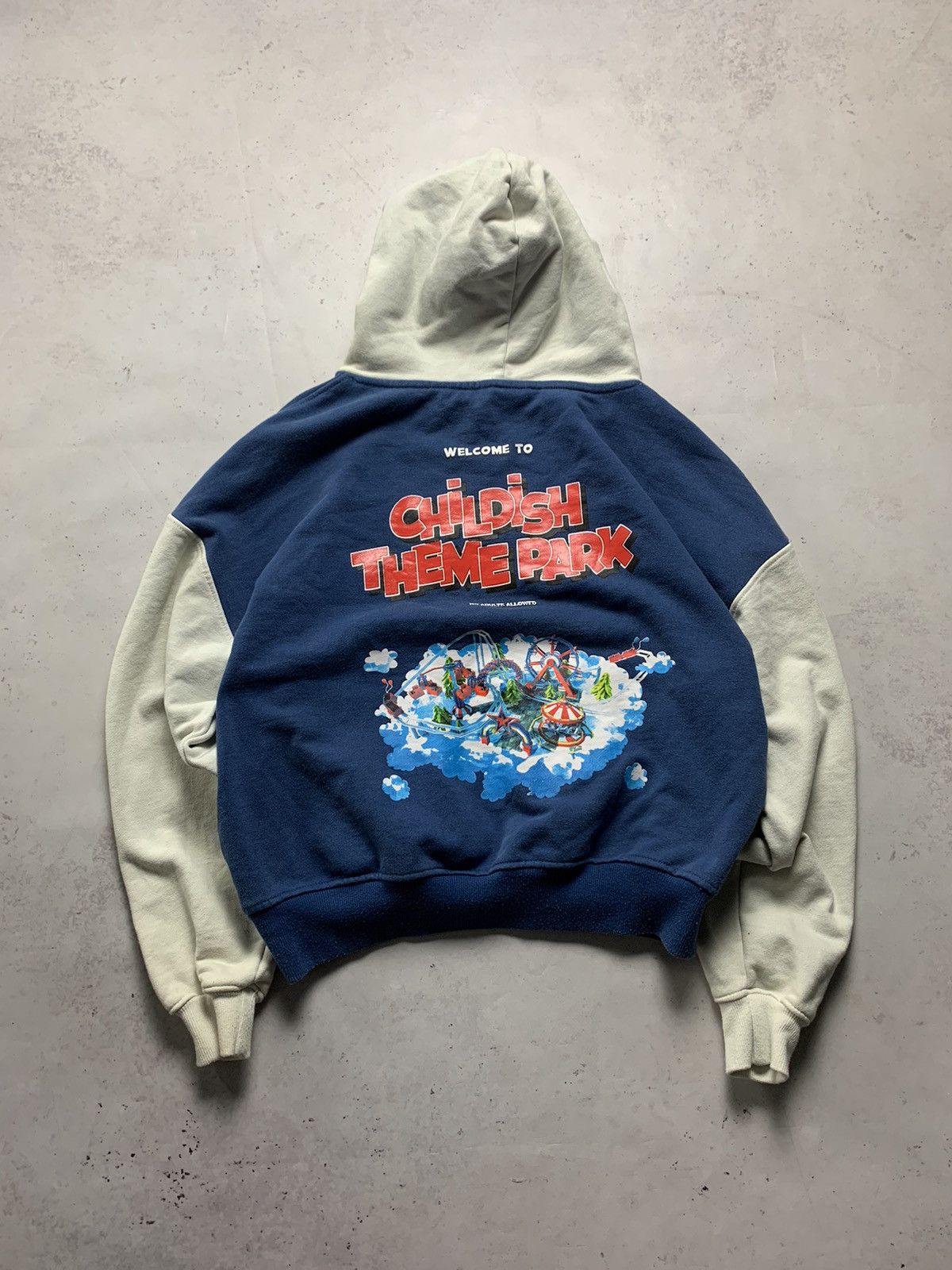 Vintage Vintage Childish Theme Park Boxy Hoodie Y2K S Size US S / EU 44-46 / 1 - 1 Thumbnail