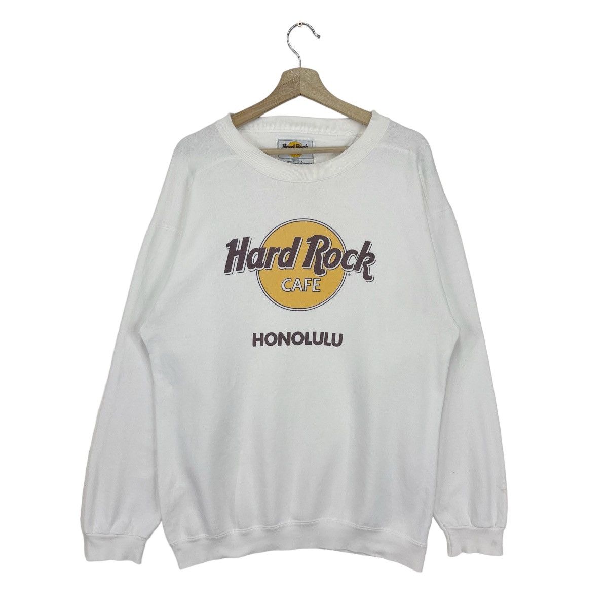 Hard Rock Cafe × Vintage 90’s Hard Rock Honolulu Sweatshirt Size US M / EU 48-50 / 2 - 1 Thumbnail