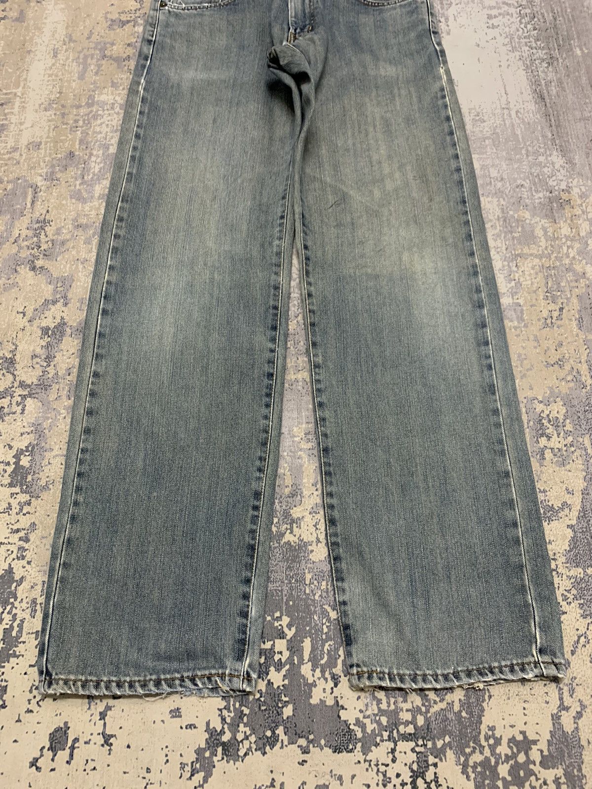 Edwin Edwin 503 Rusty Fade Distressed Straight Leg Denim Size US 30 / EU 46 - 4 Thumbnail