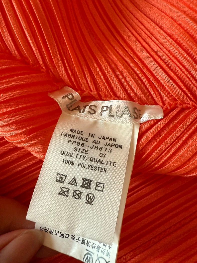 Issey Miyake Issey Miyake size:3 Orange horizontal stripe spring dress Size S / US 4 / IT 40 - 5 Thumbnail