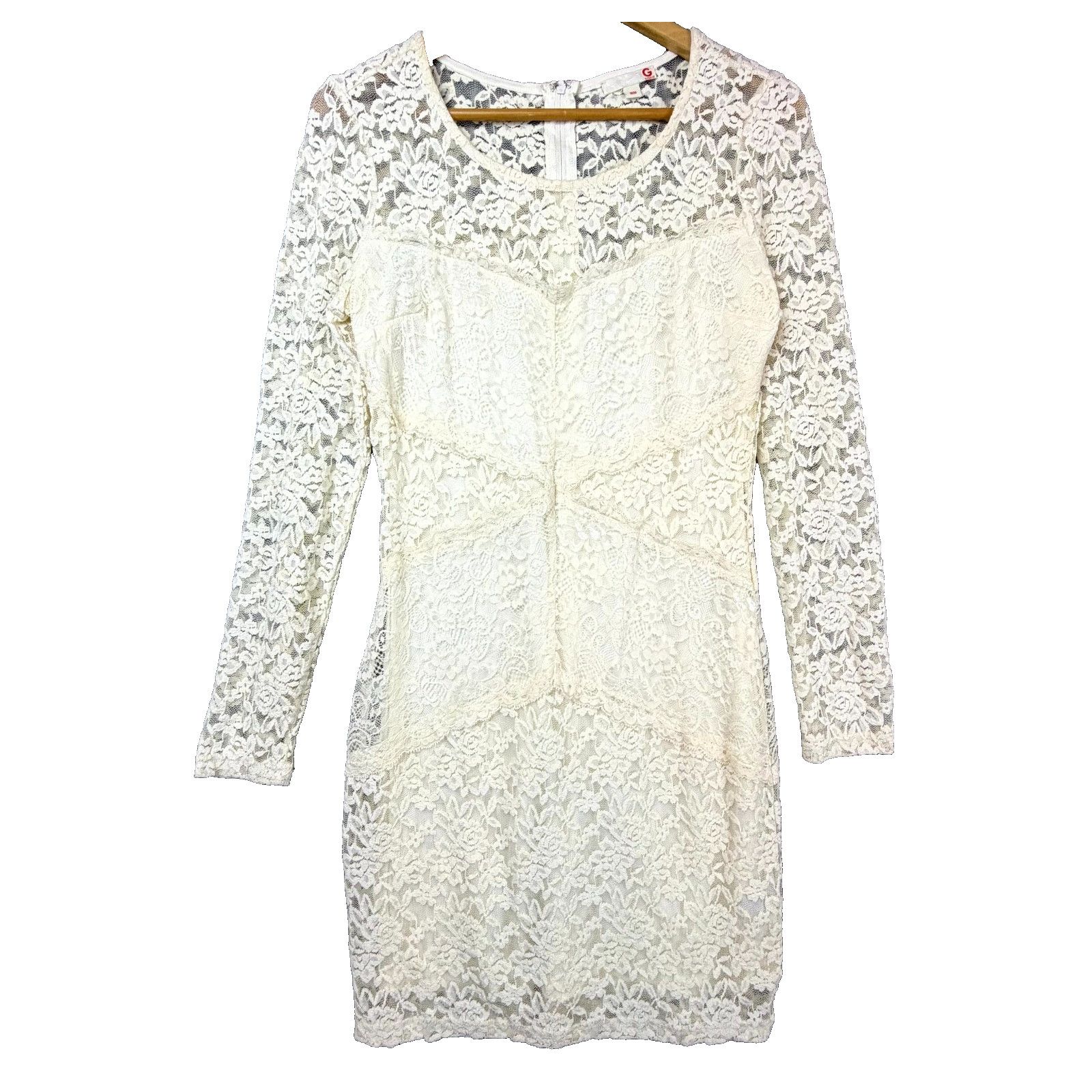 Guess Guess Bodycon Mini Dress Medium Lace Y2K Angelcore Feminine Size M / US 6-8 / IT 42-44 - 1 Thumbnail