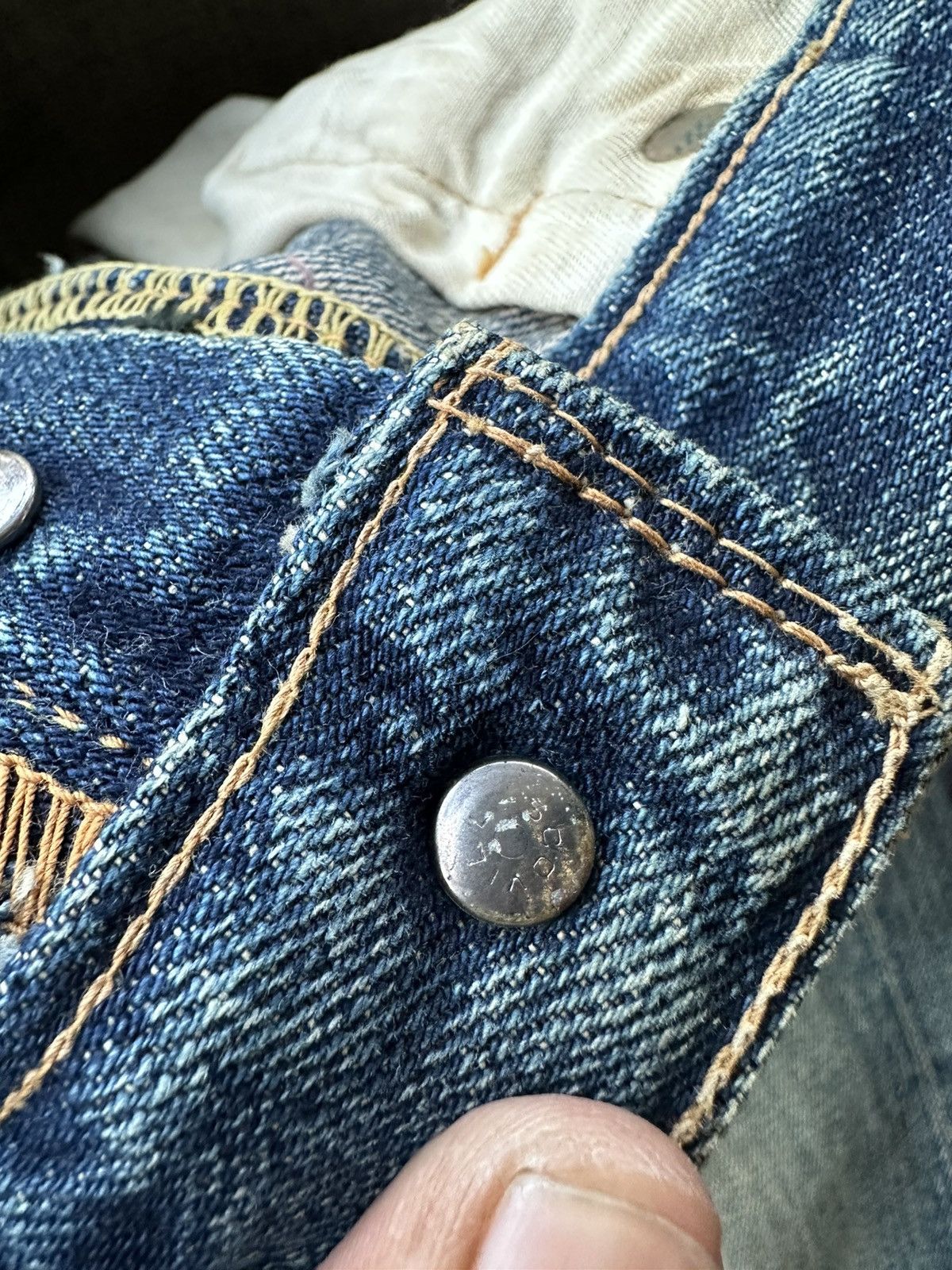 Vintage Smith’s Worn Distressed Rare Denim D141